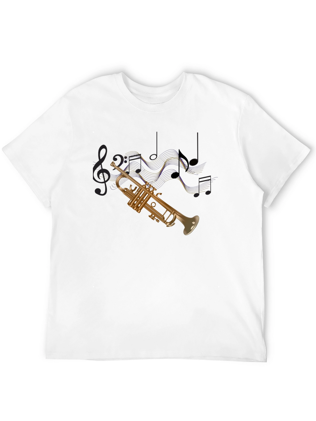 Trumpet Music Notes T-Shirt