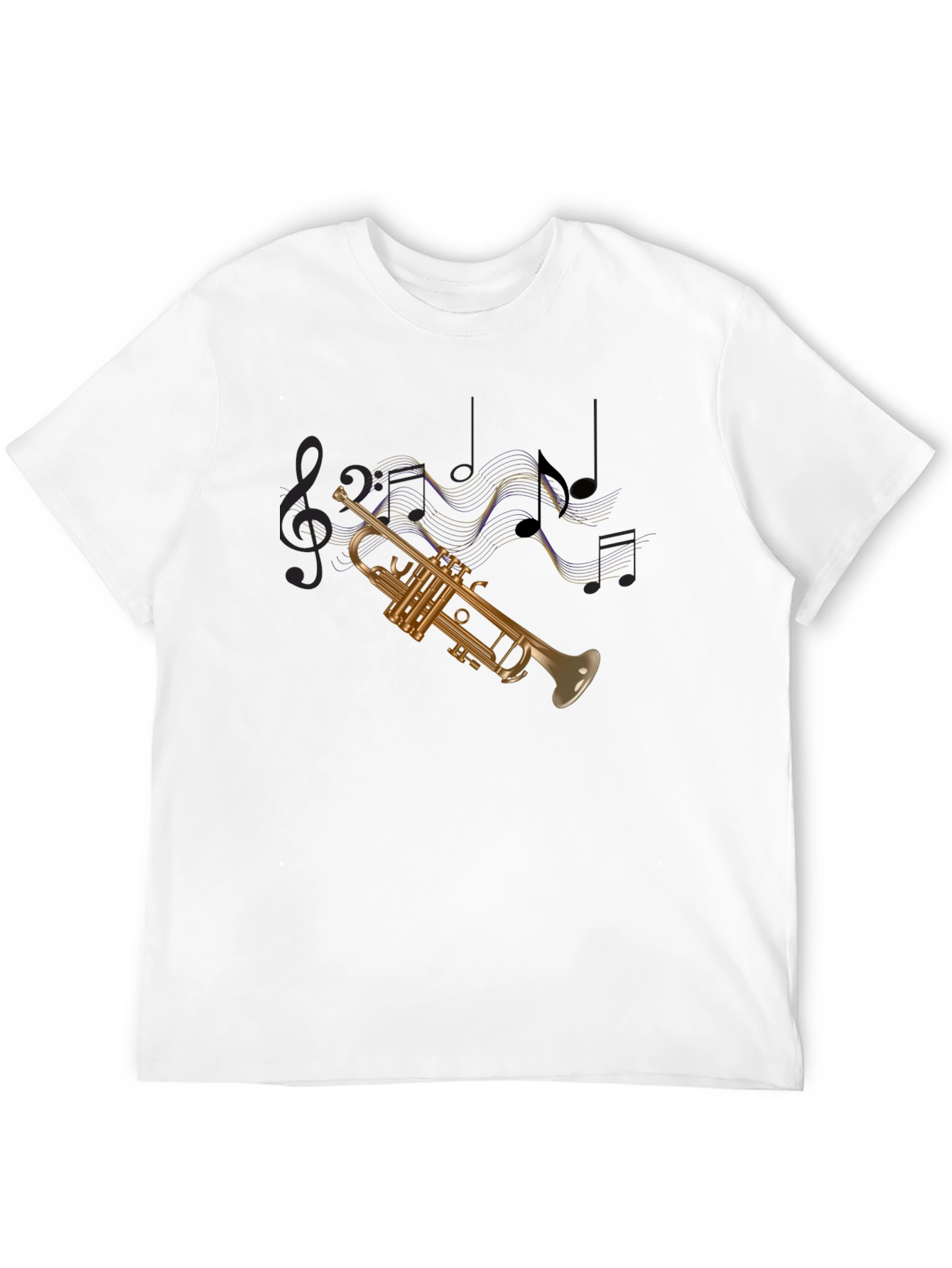 Trumpet Music Notes T-Shirt