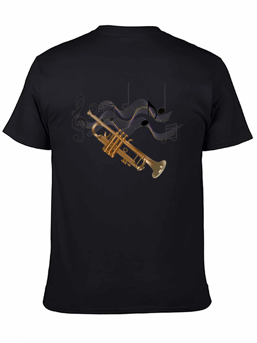 Trumpet Music Notes T-Shirt