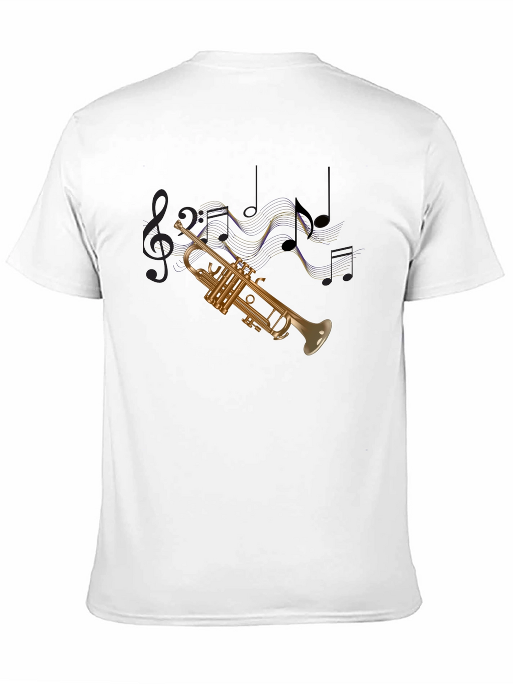 Trumpet Music Notes T-Shirt
