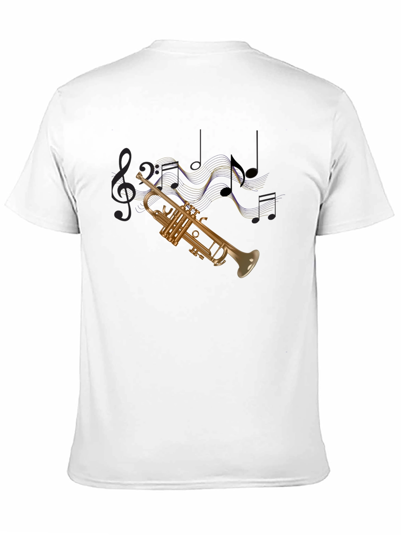 Trumpet Music Notes T-Shirt