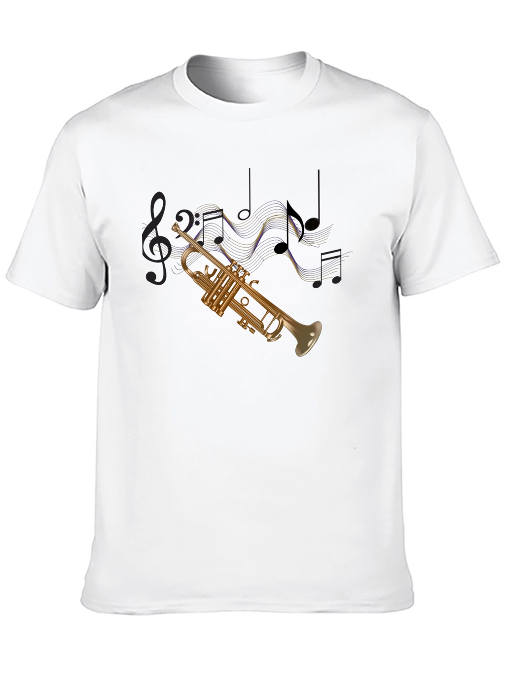 Trumpet Music Notes T-Shirt