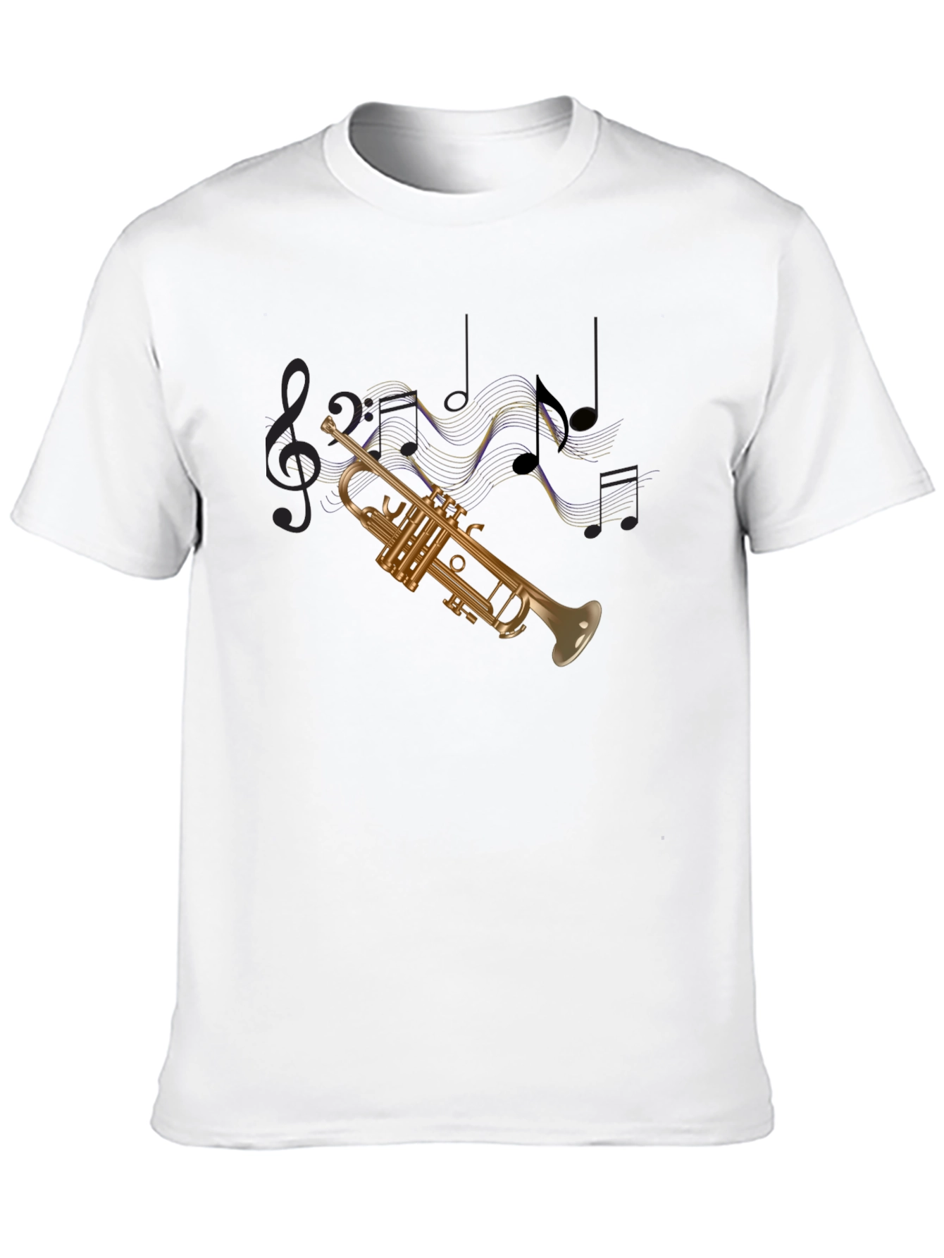 Trumpet Music Notes T-Shirt