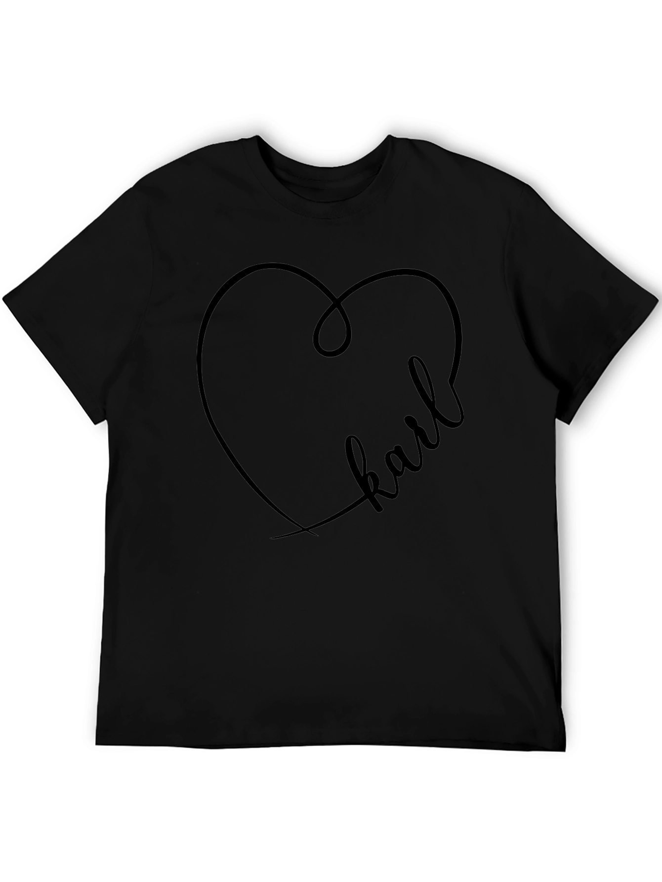 Karl Heart T-Shirt - Graphic Print Tee