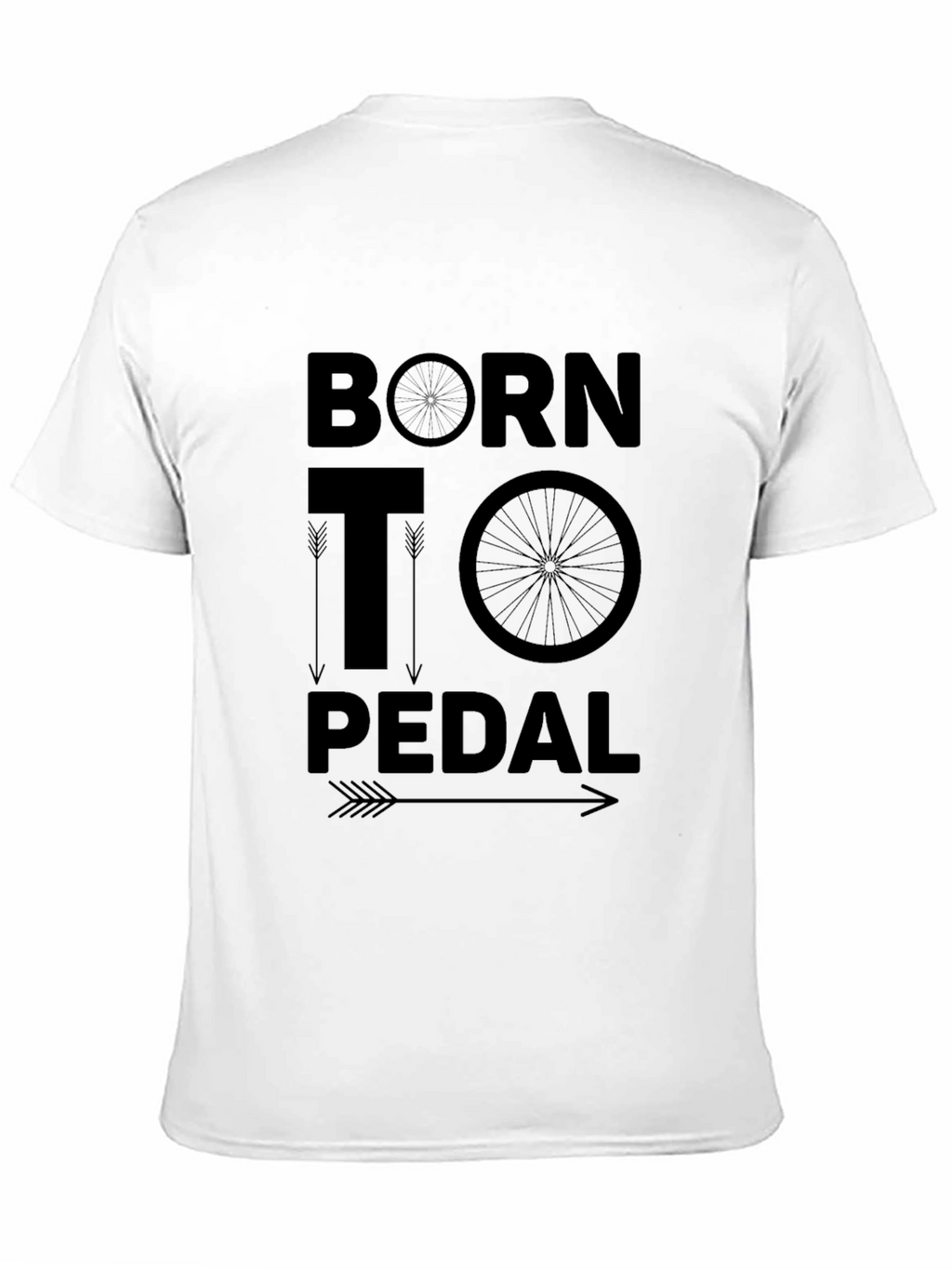 Born to Pedal T-Shirt Bicycle Design