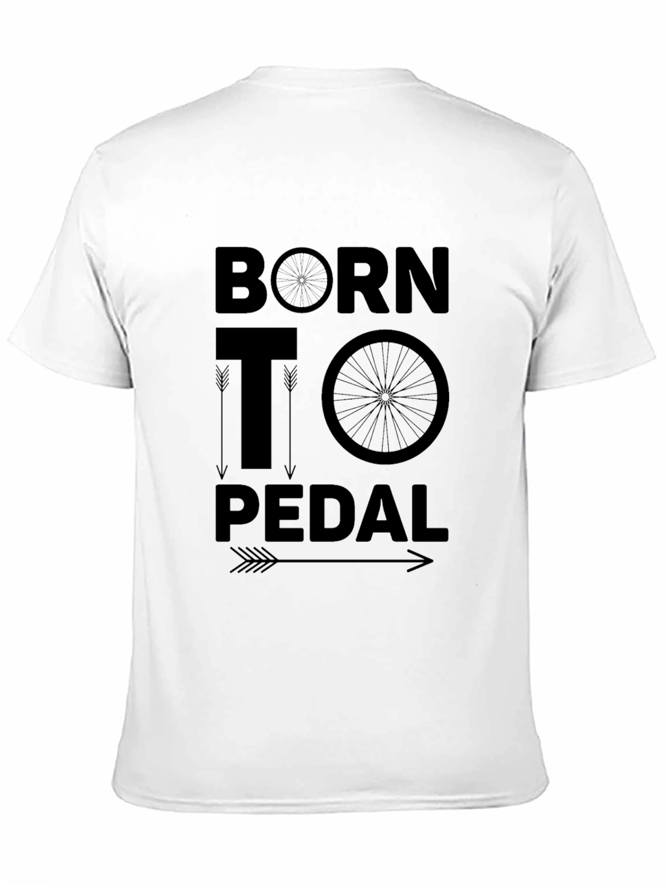 Born to Pedal T-Shirt Bicycle Design