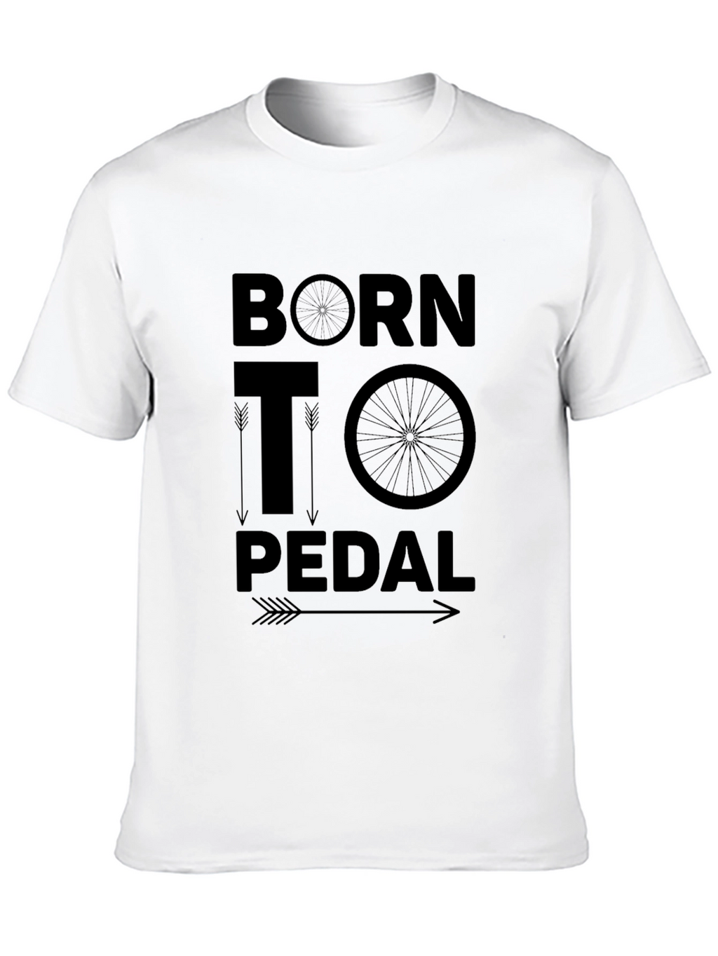 Born to Pedal T-Shirt Bicycle Design
