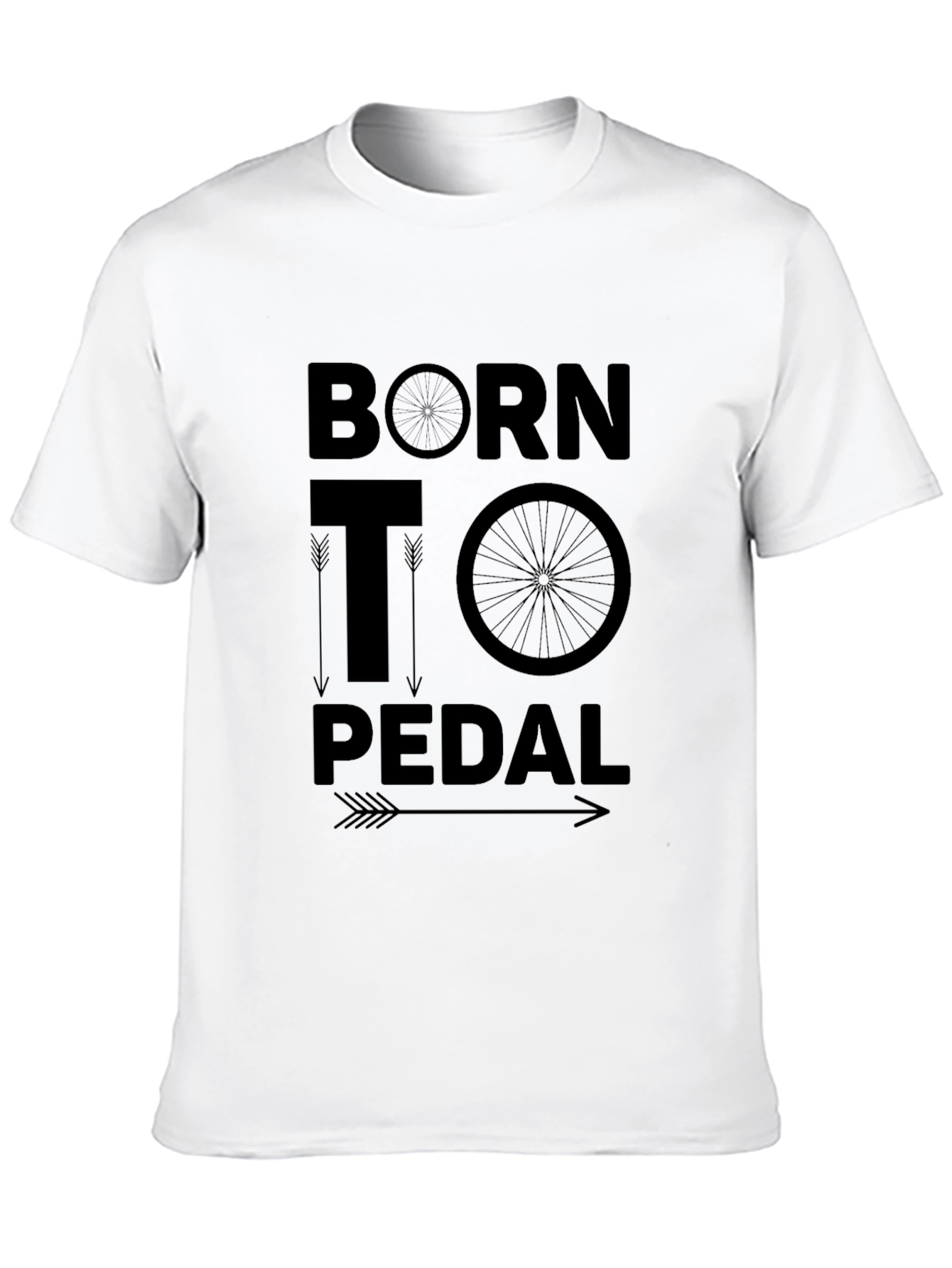Born to Pedal T-Shirt Bicycle Design
