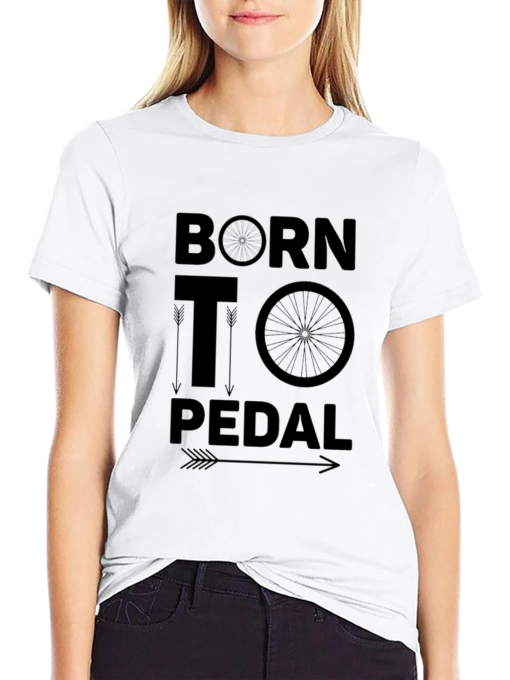 Born to Pedal T-Shirt Bicycle Design