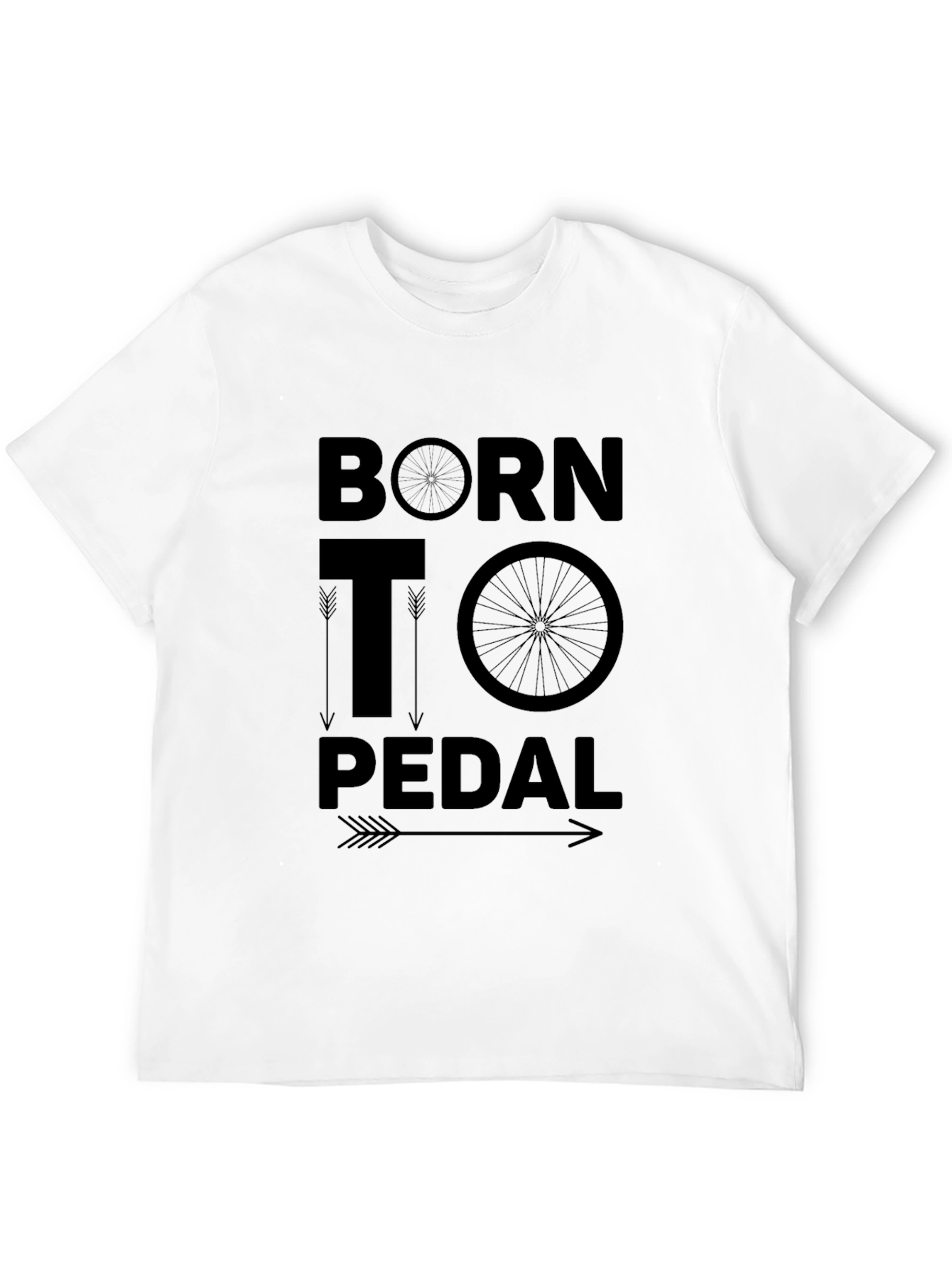 Born to Pedal T-Shirt Bicycle Design