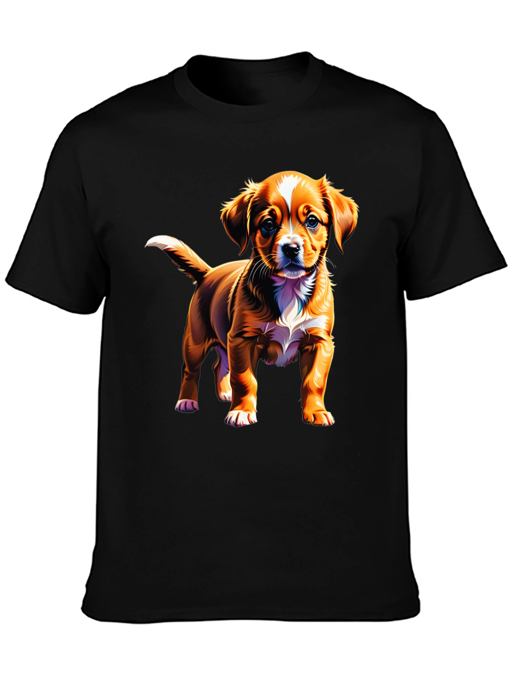 Dog Graphic T-Shirt: Cute Puppy Design