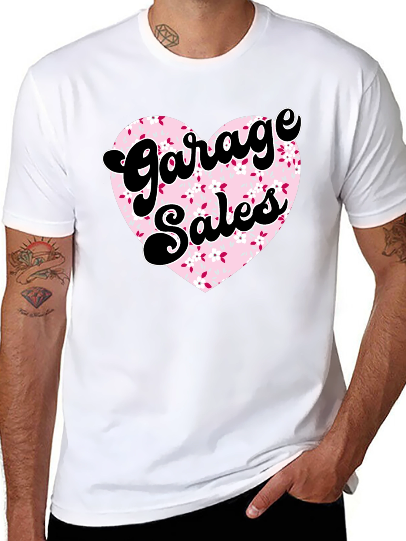Garage Sales Heart T-Shirt