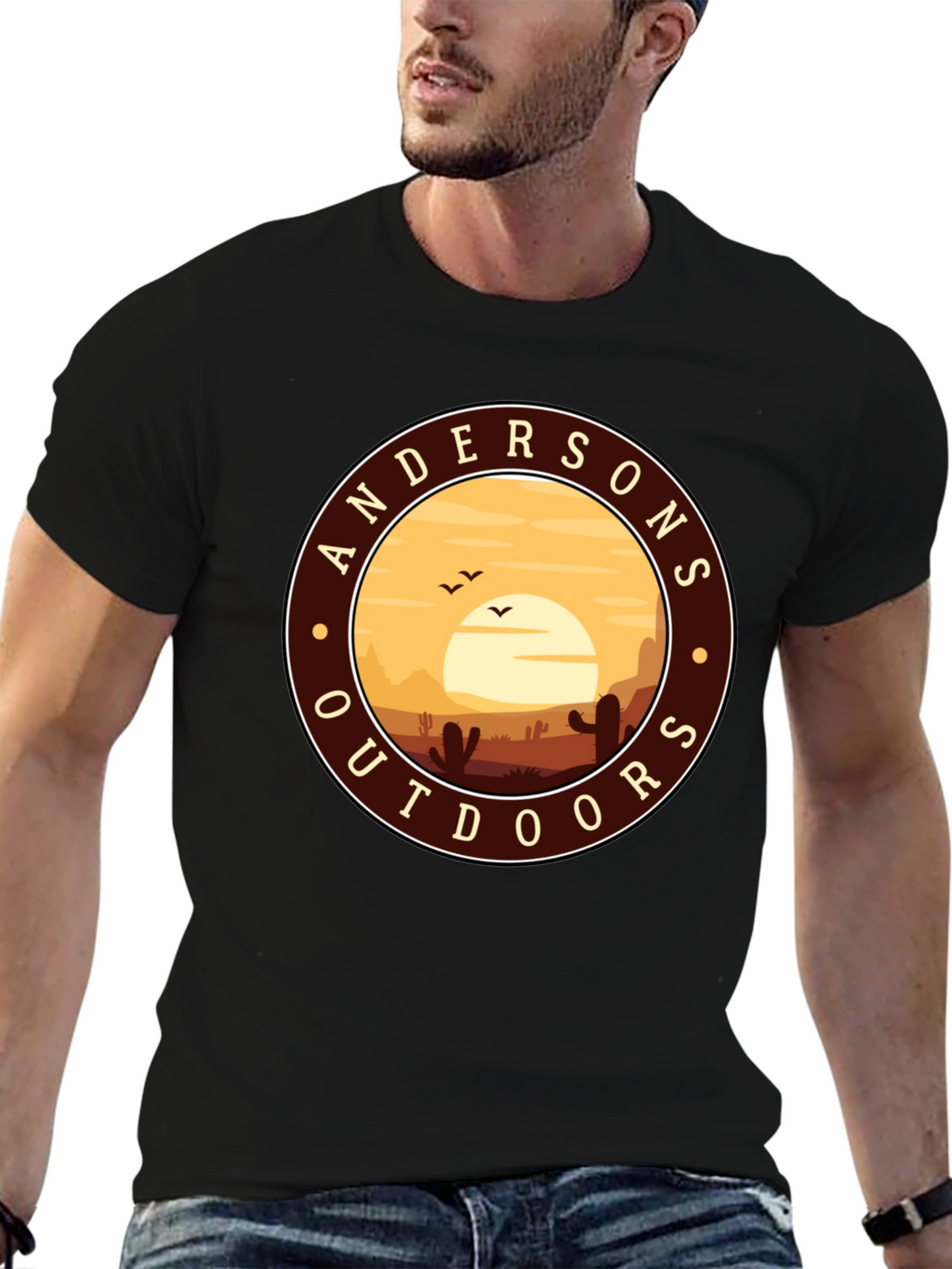 Andersons Outdoors Graphic Tee - Desert Sunset T-Shirt
