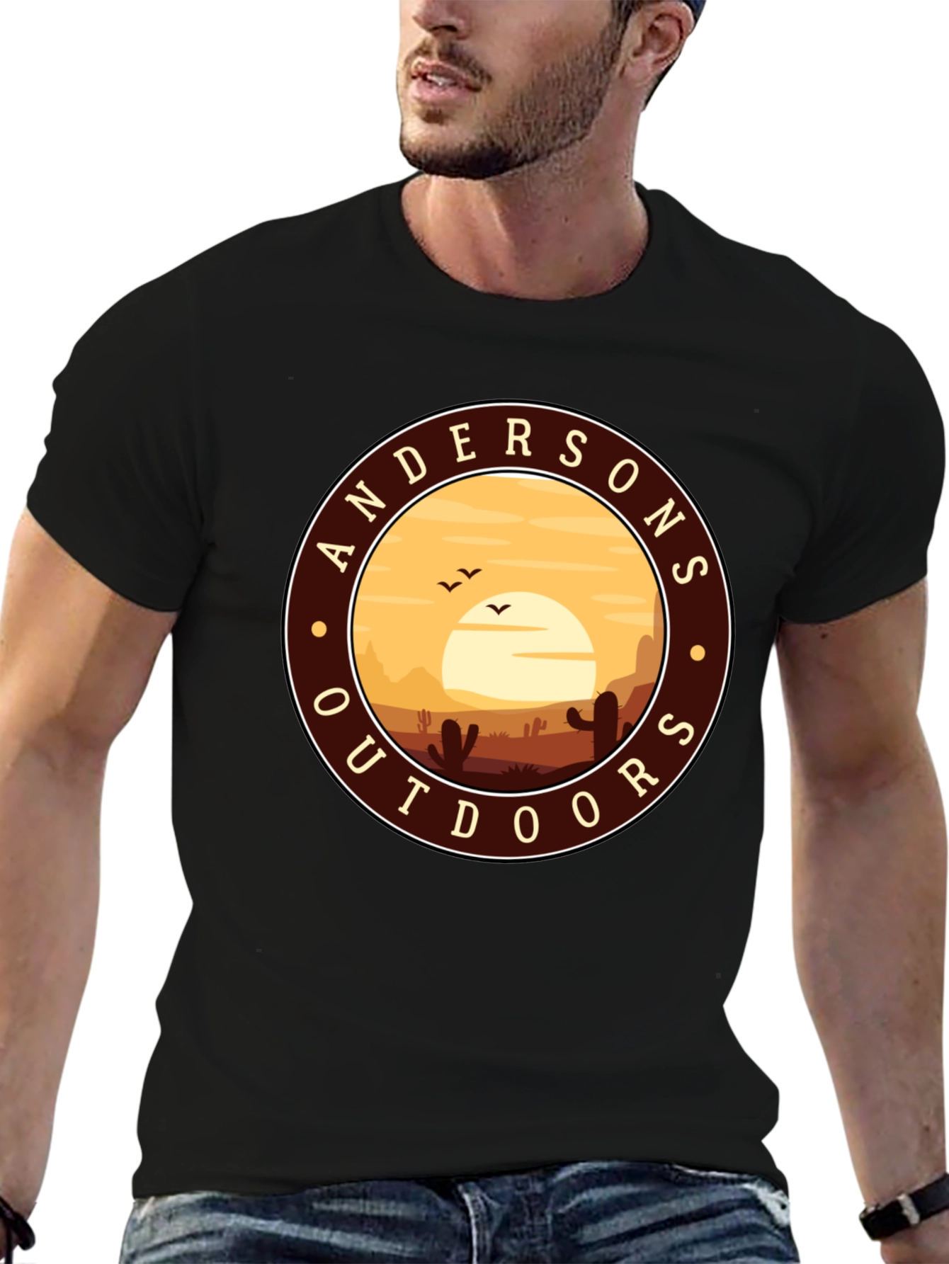 Andersons Outdoors Graphic Tee - Desert Sunset T-Shirt
