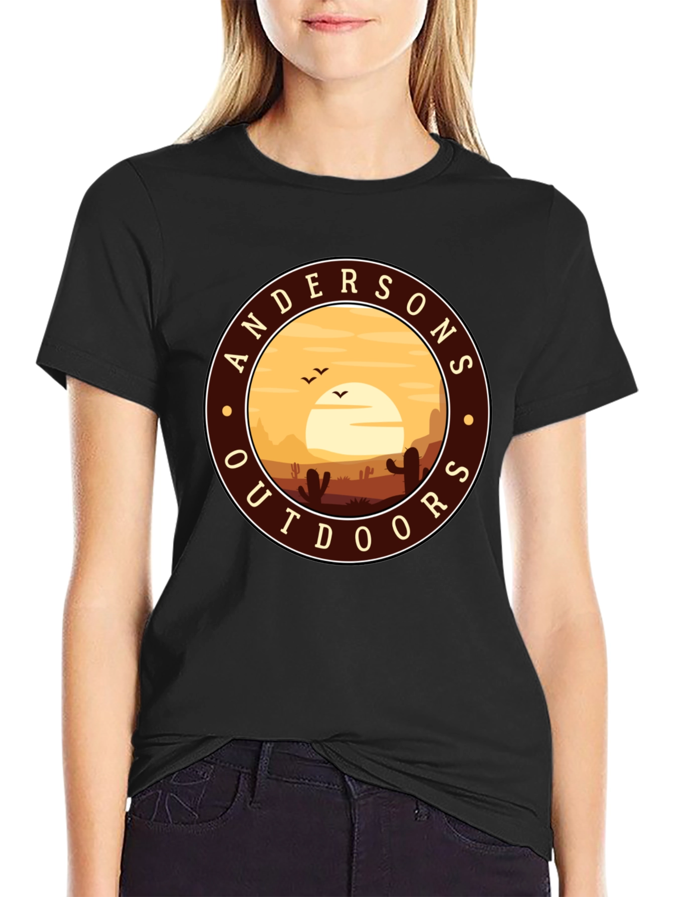 Andersons Outdoors Graphic Tee - Desert Sunset T-Shirt