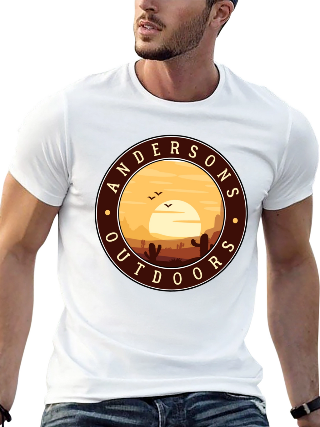Andersons Outdoors Graphic Tee - Desert Sunset T-Shirt