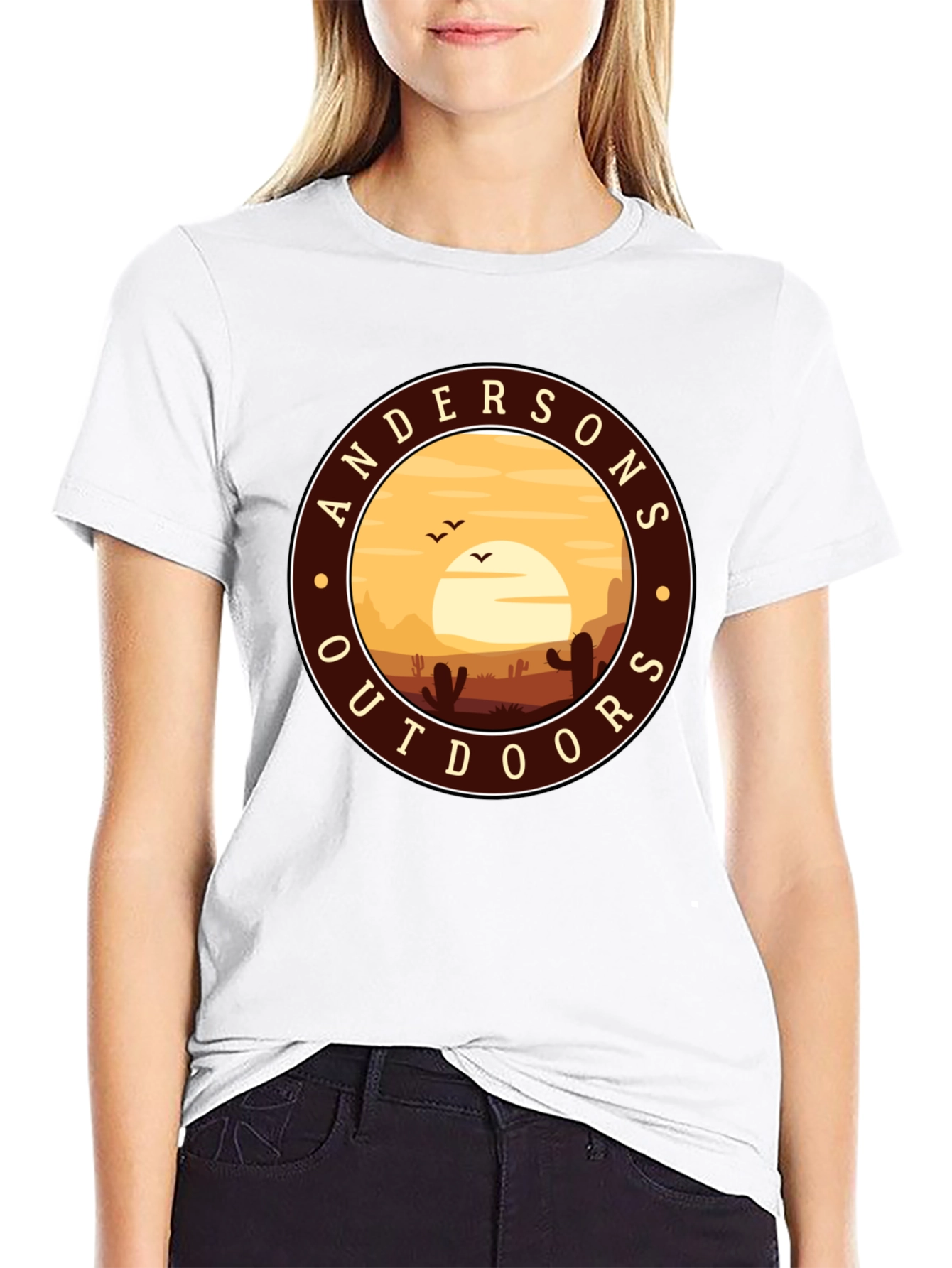 Andersons Outdoors Graphic Tee - Desert Sunset T-Shirt