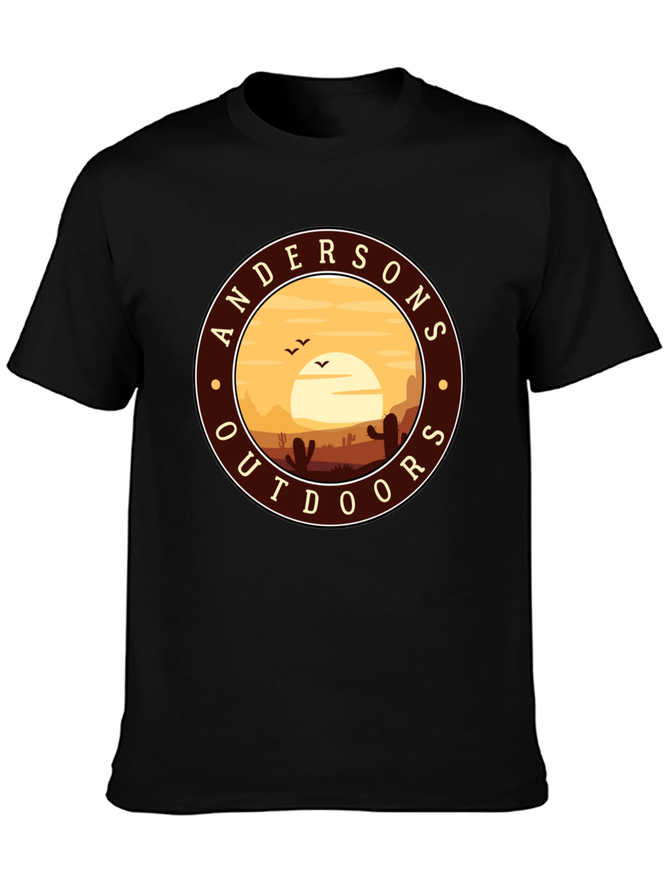 Andersons Outdoors Graphic Tee - Desert Sunset T-Shirt