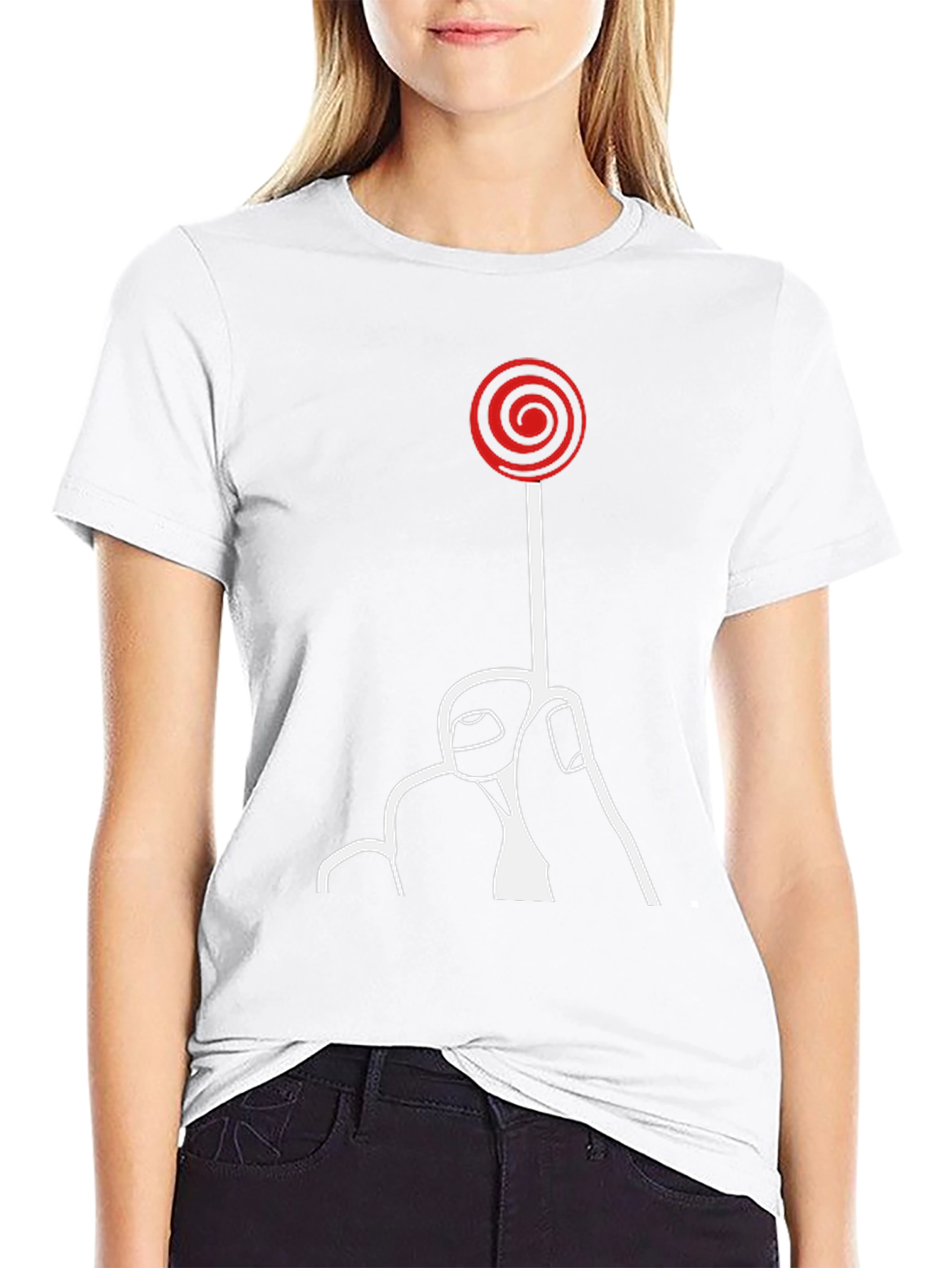 Saw Movie Lollipop Graphic Tee - Black
