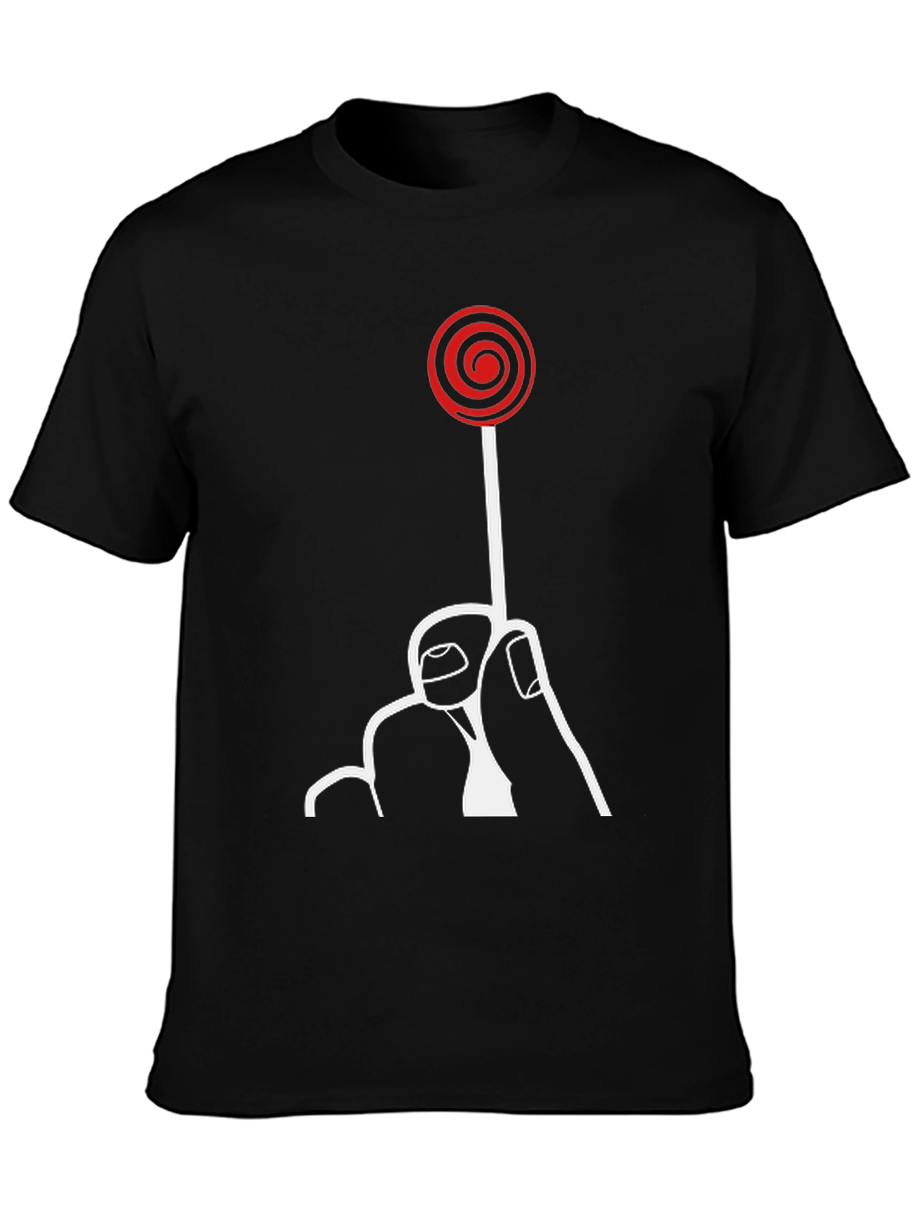 Saw Movie Lollipop Graphic Tee - Black