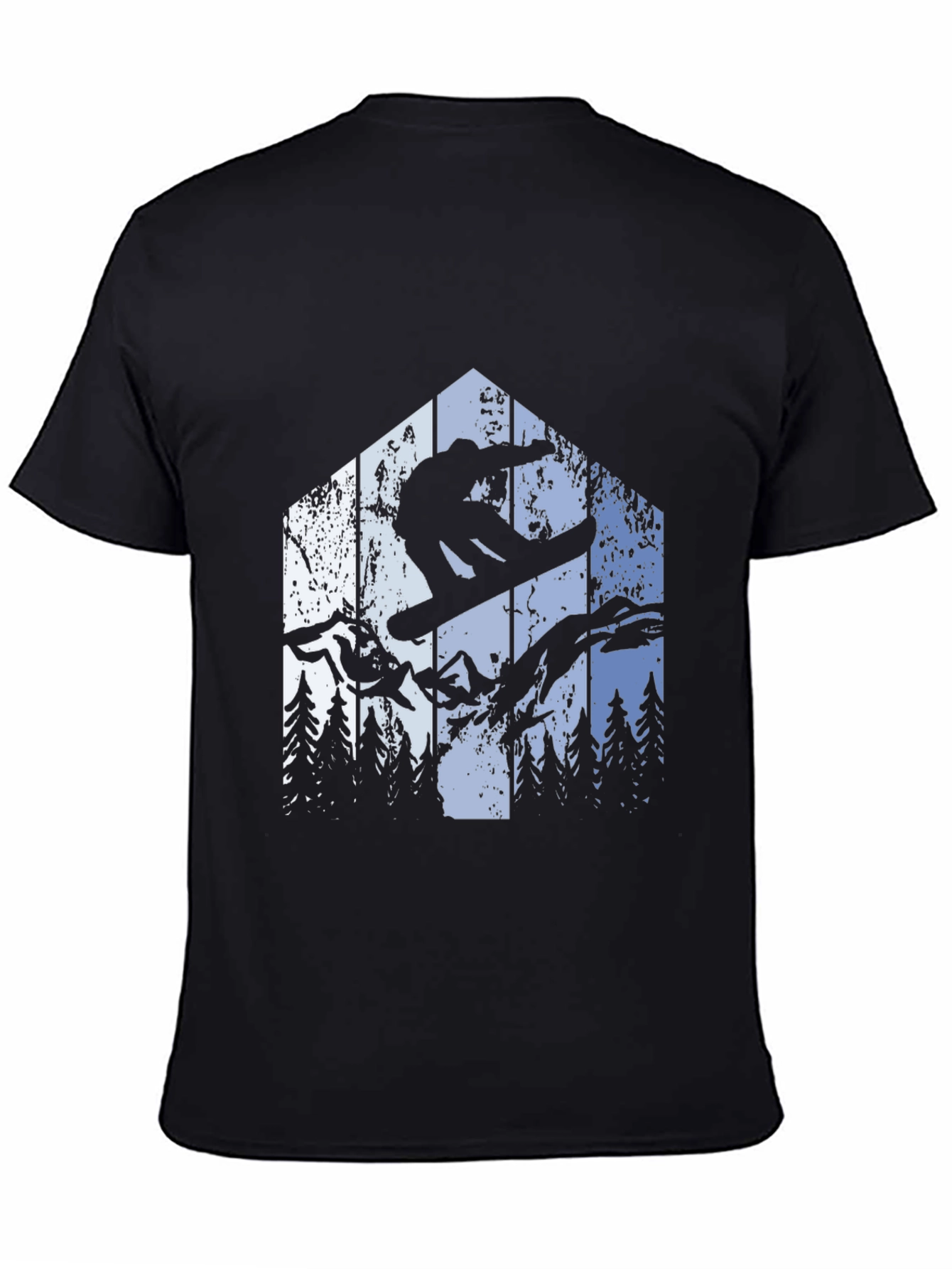 Snowboarding T-Shirt - Mountain Adventure Tee