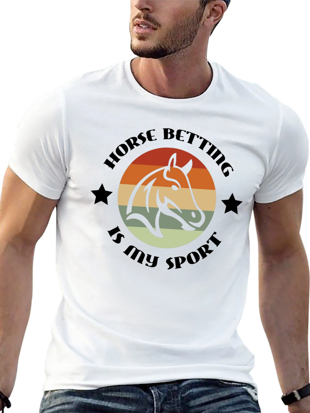 Horse Betting Sport Graphic T-Shirt