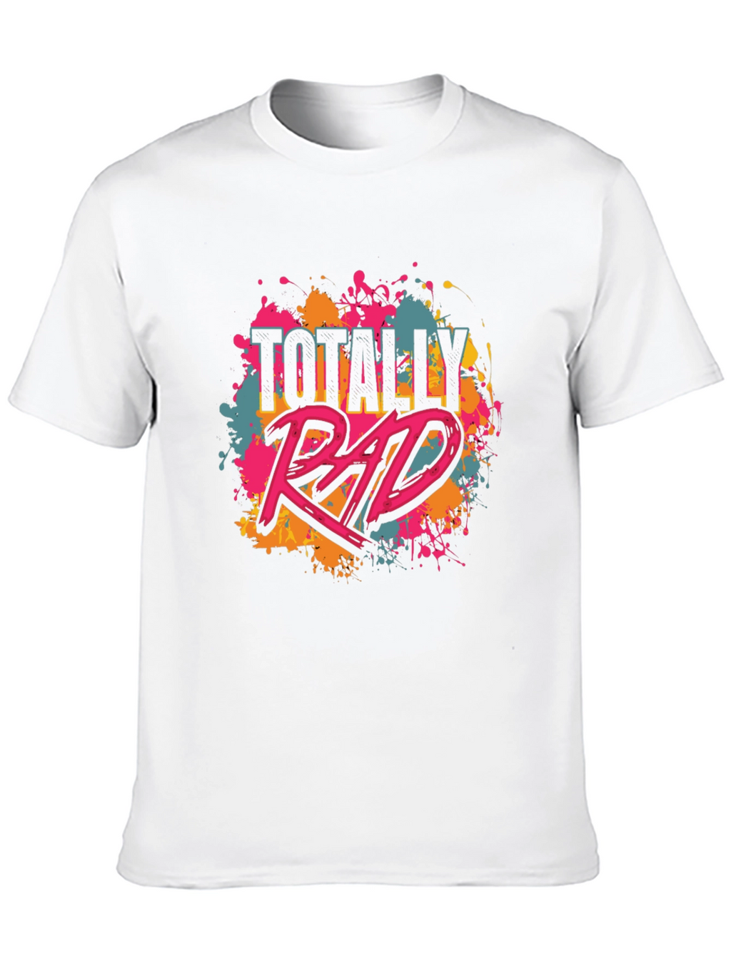 Totally Rad Graphic Tee - Black Unisex T-Shirt