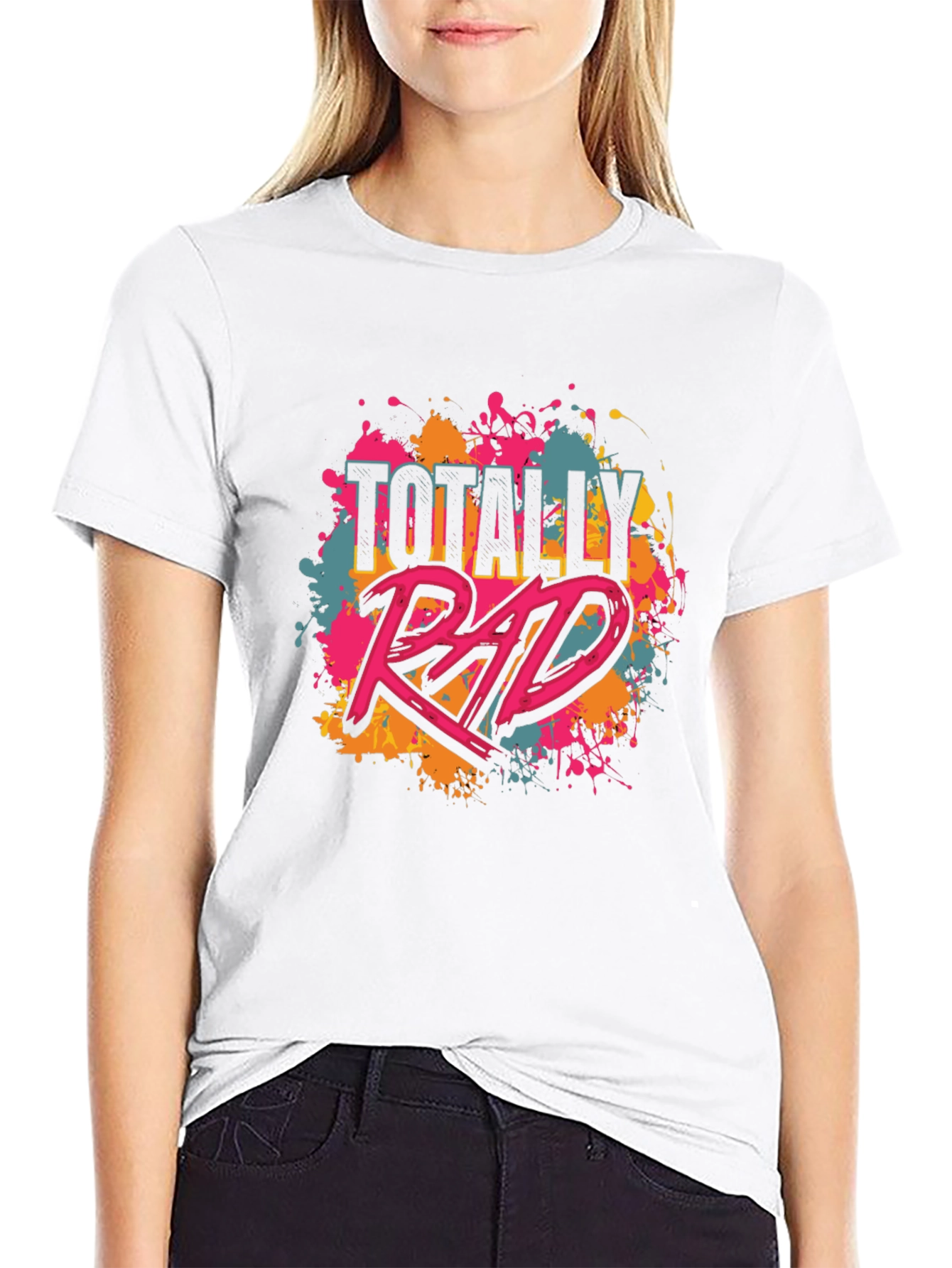 Totally Rad Graphic Tee - Black Unisex T-Shirt
