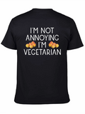 Funny Vegetarian Graphic T-Shirt