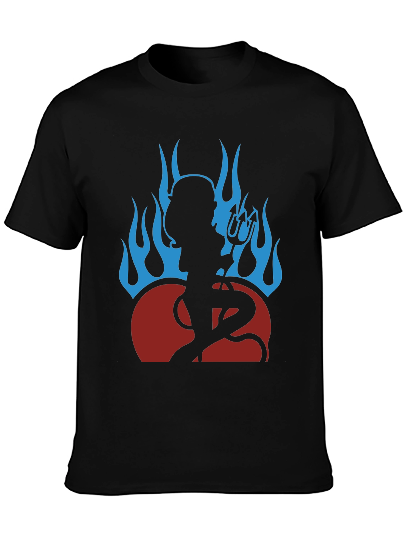 Devil Girl Graphic Tee - Black