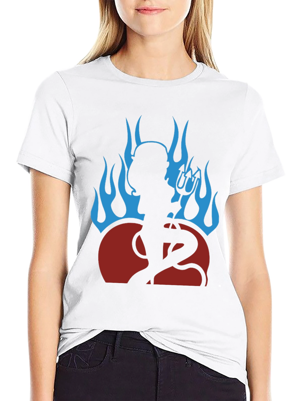 Devil Girl Graphic Tee - Black