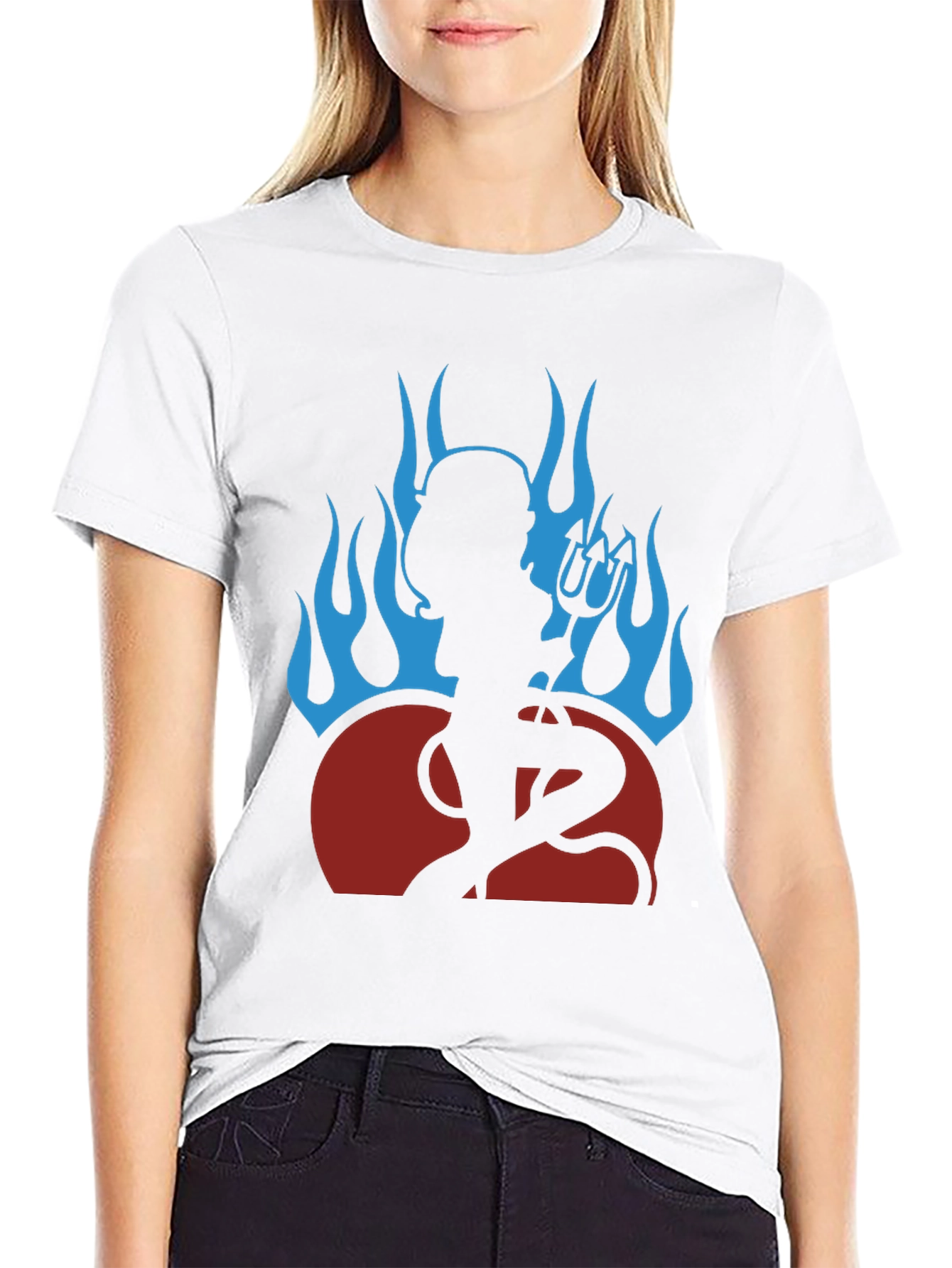 Devil Girl Graphic Tee - Black