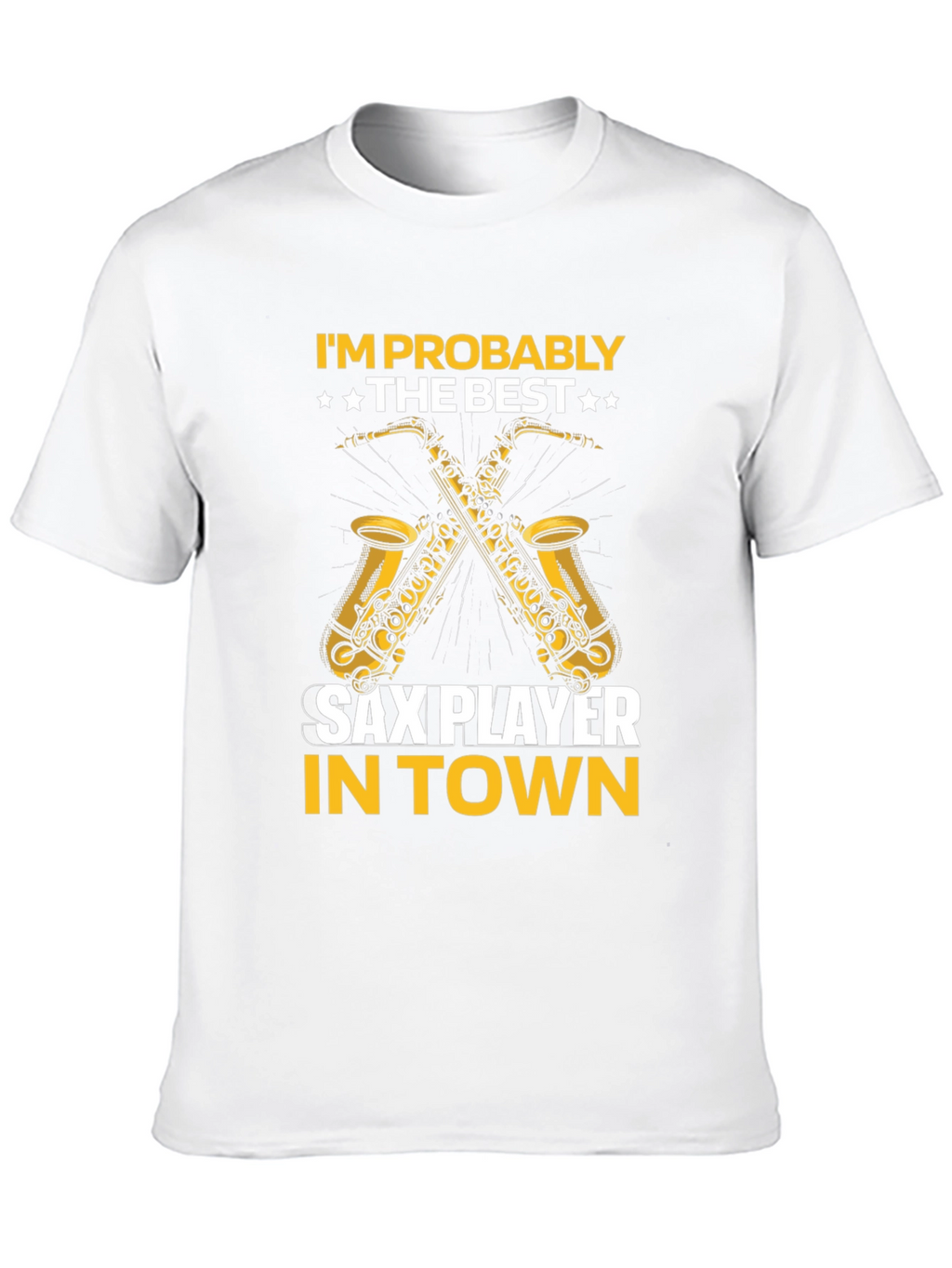 Sax Player Graphic T-Shirt - Musician Tee