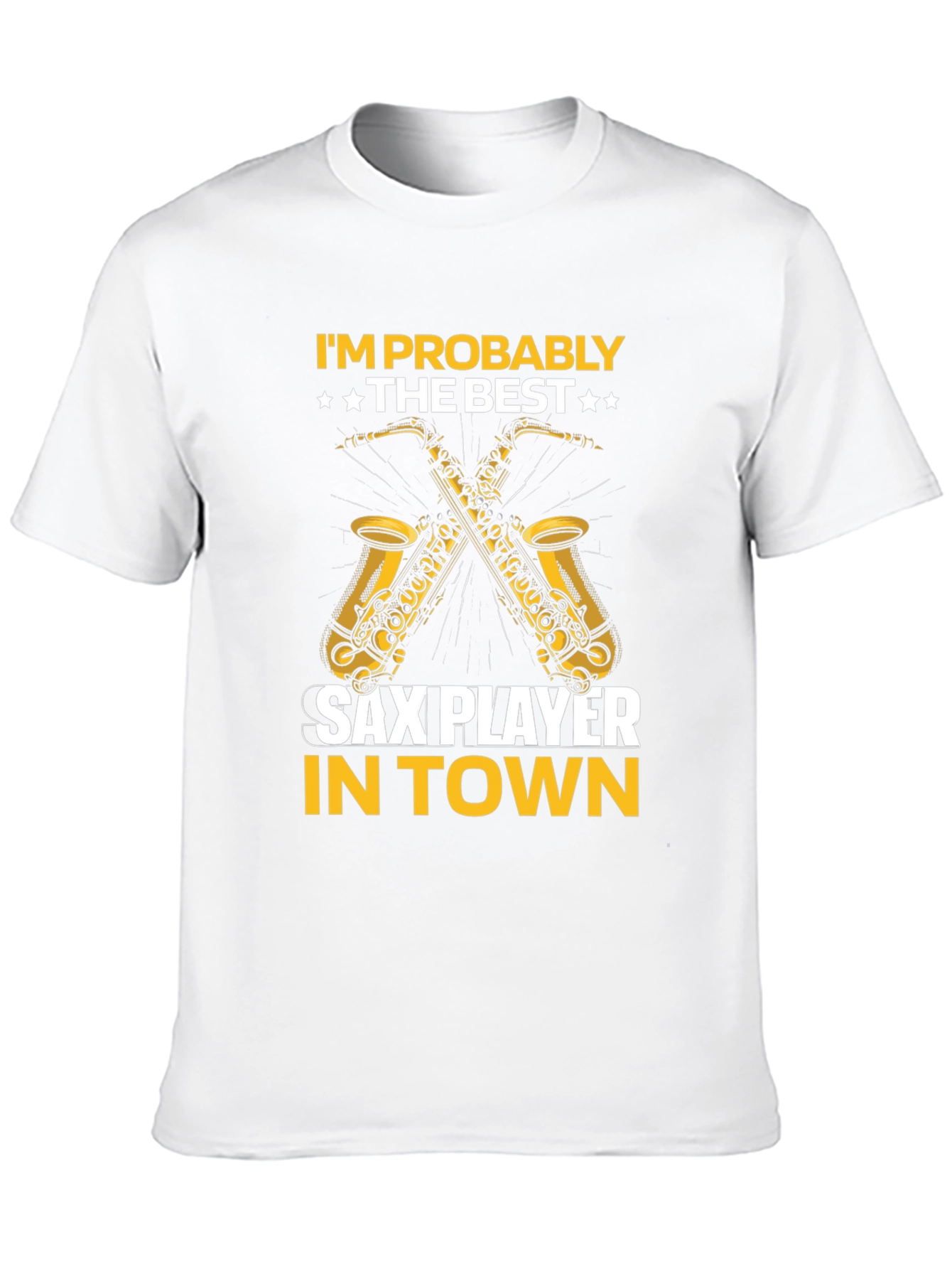Sax Player Graphic T-Shirt - Musician Tee
