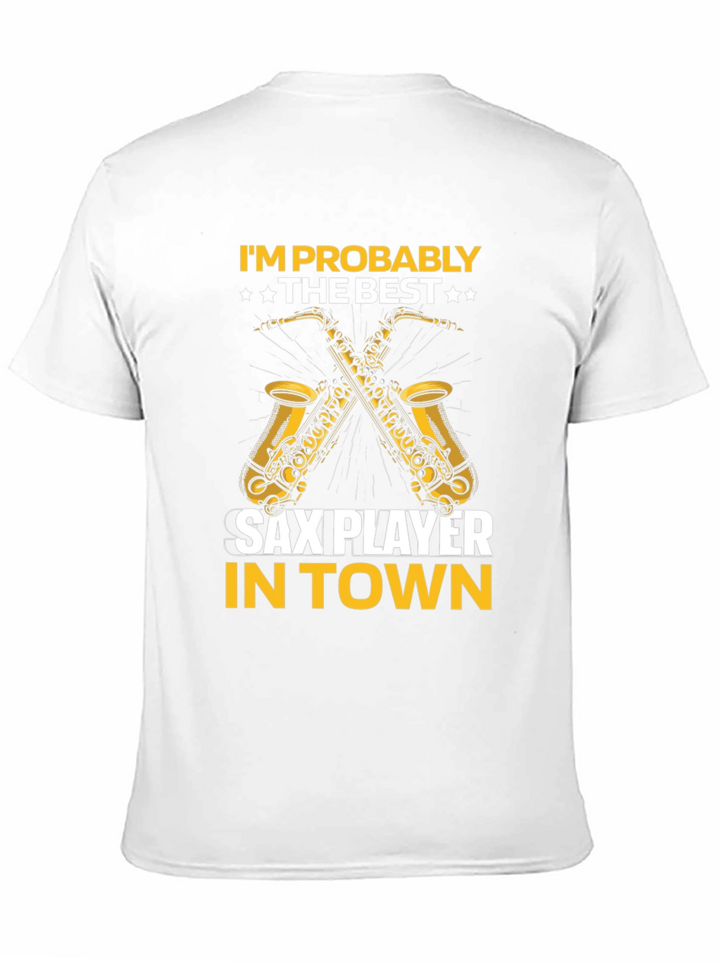 Sax Player Graphic T-Shirt - Musician Tee