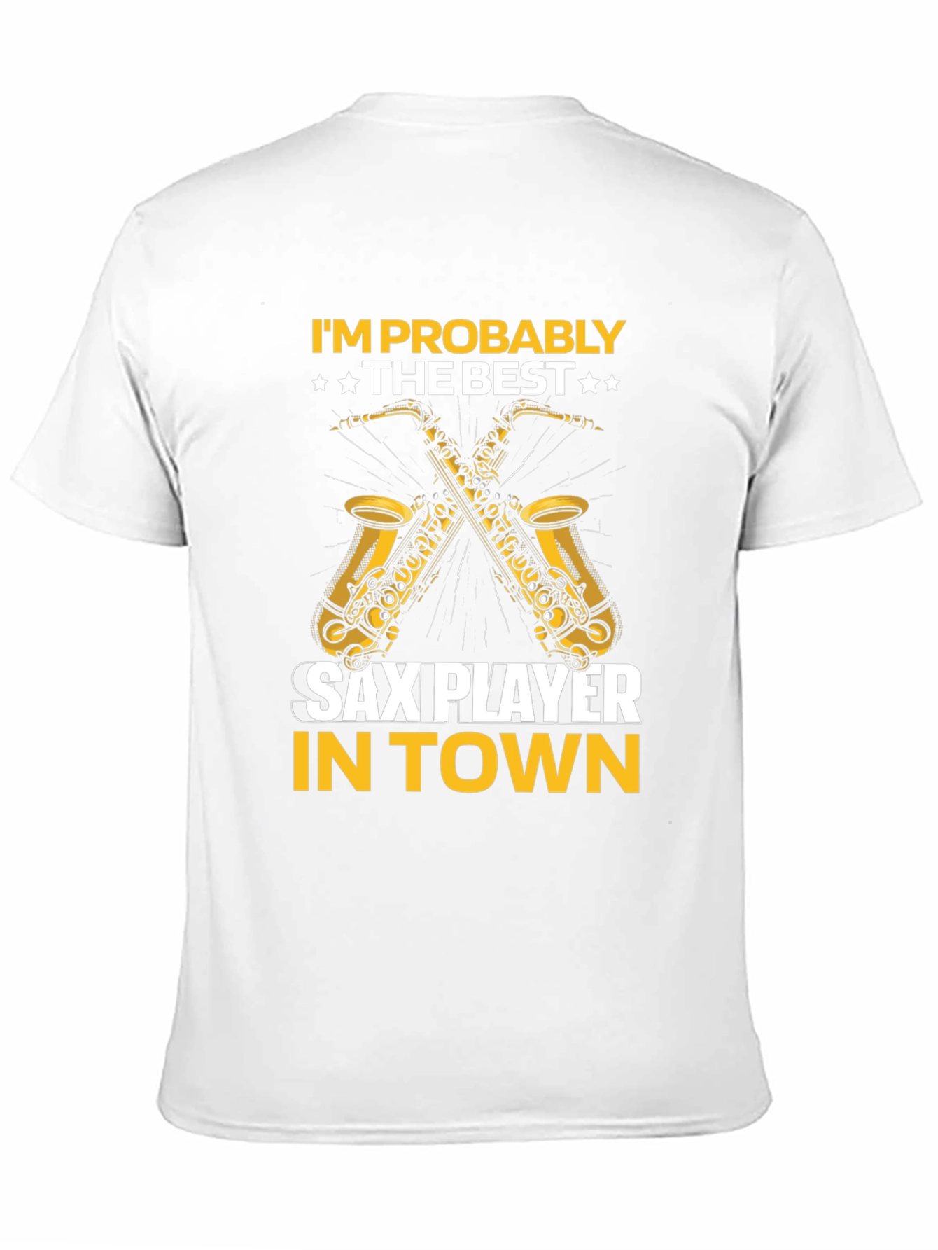 Sax Player Graphic T-Shirt - Musician Tee