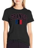France T-Shirt - Patriotic French Flag Design