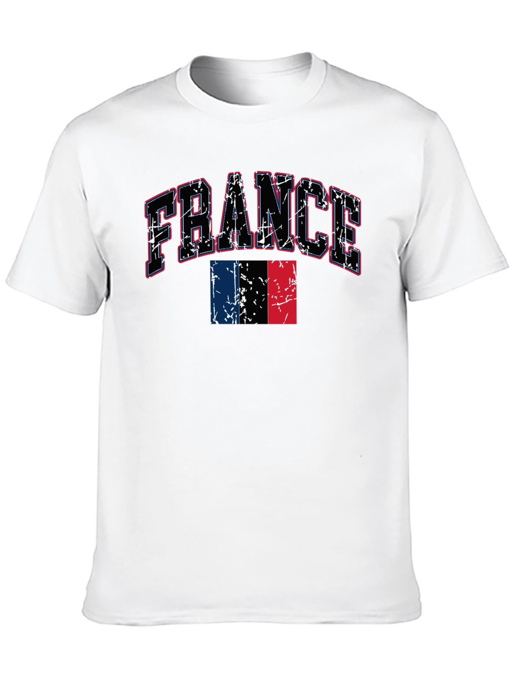 France T-Shirt - Patriotic French Flag Design