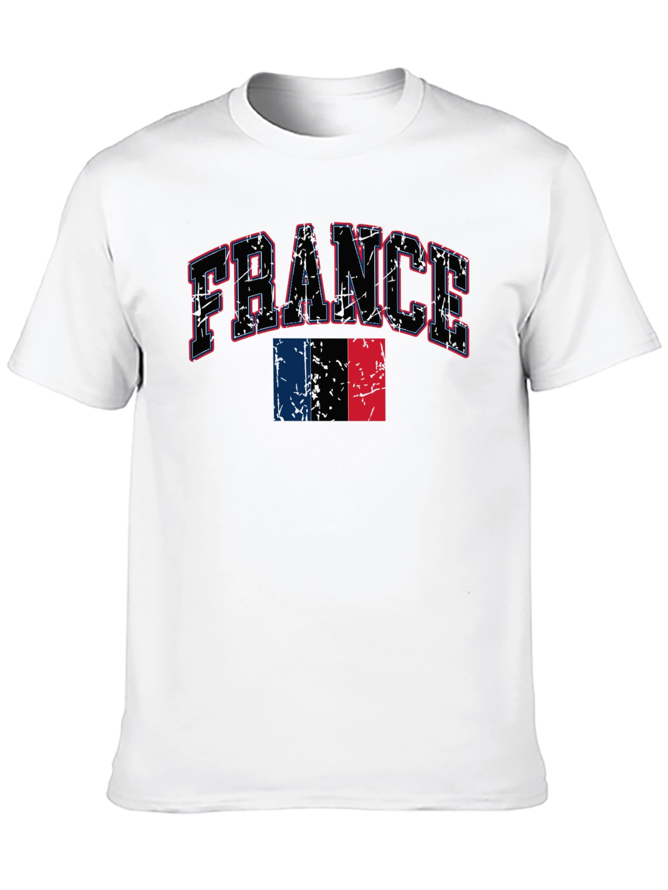 France T-Shirt - Patriotic French Flag Design