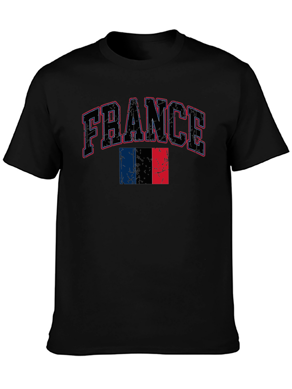 France T-Shirt - Patriotic French Flag Design