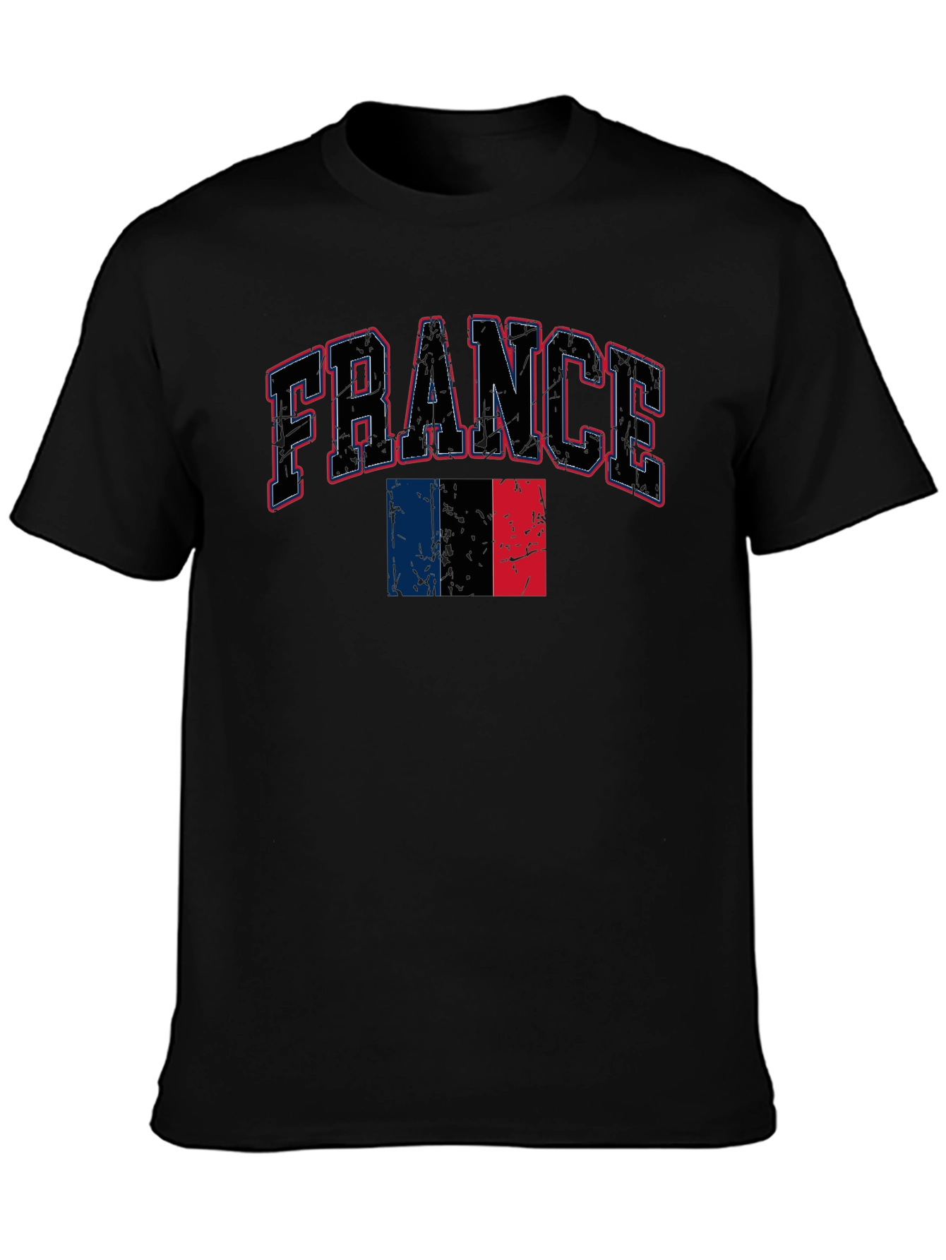 France T-Shirt - Patriotic French Flag Design
