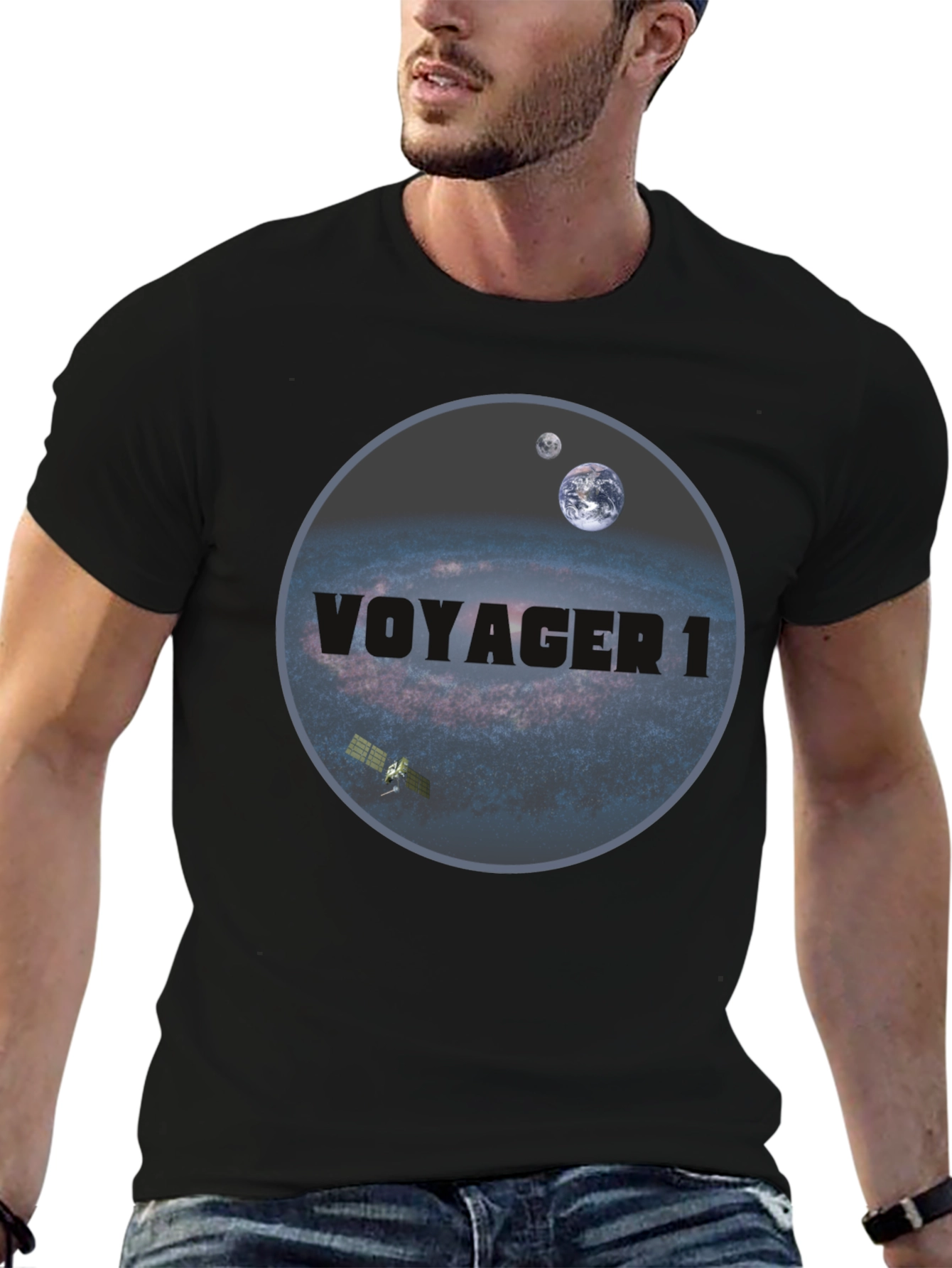 Voyager 1 Galaxy T-Shirt - Space Exploration Tee