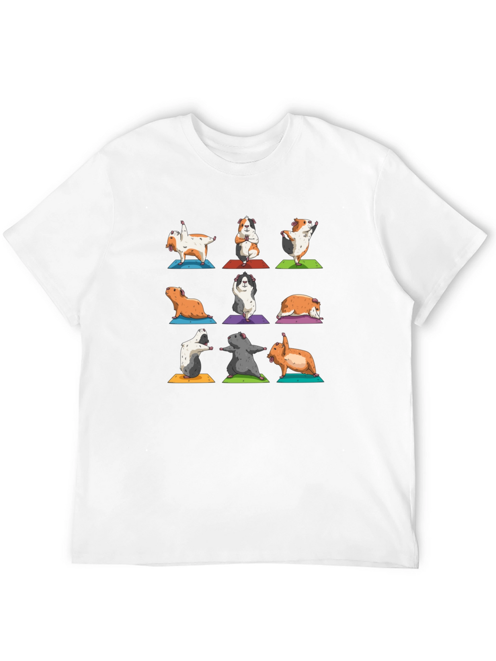 Yoga Guinea Pig T-Shirt: Zen Mode Activated!