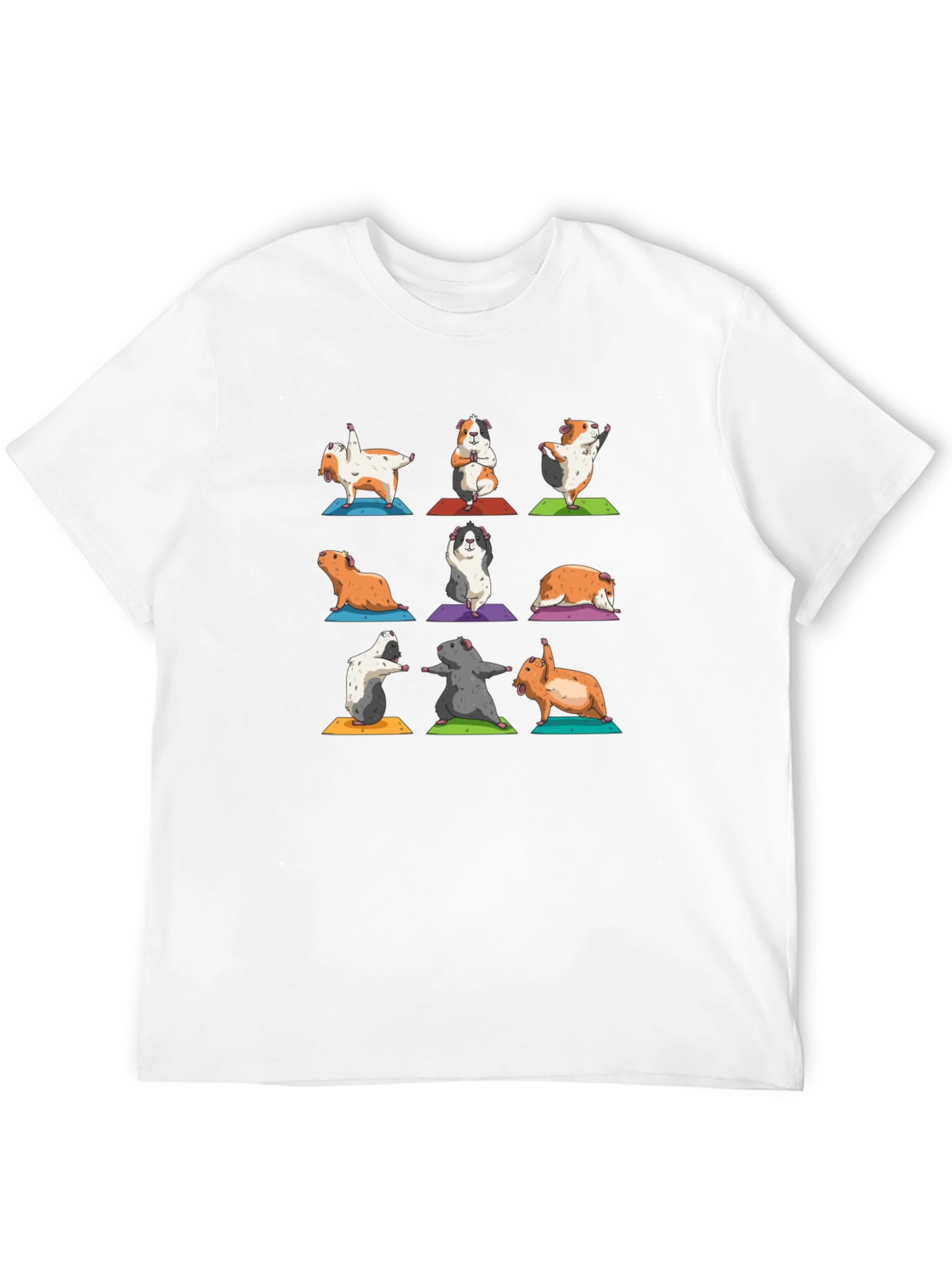 Yoga Guinea Pig T-Shirt: Zen Mode Activated!