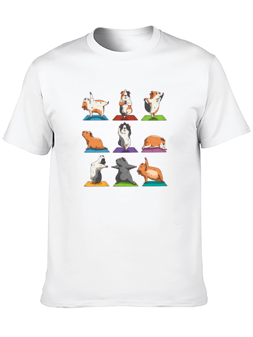 Yoga Guinea Pig T-Shirt: Zen Mode Activated!