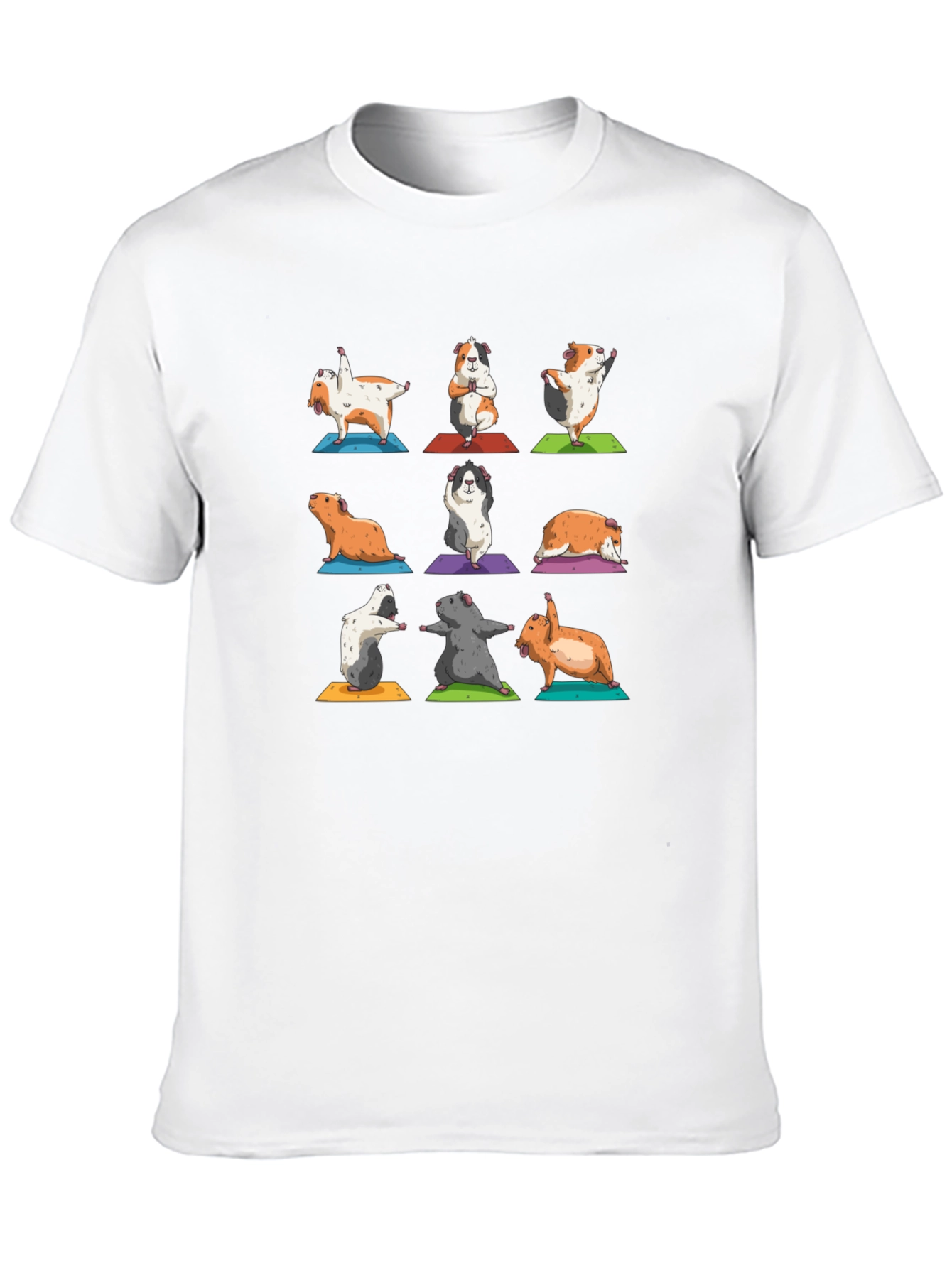 Yoga Guinea Pig T-Shirt: Zen Mode Activated!
