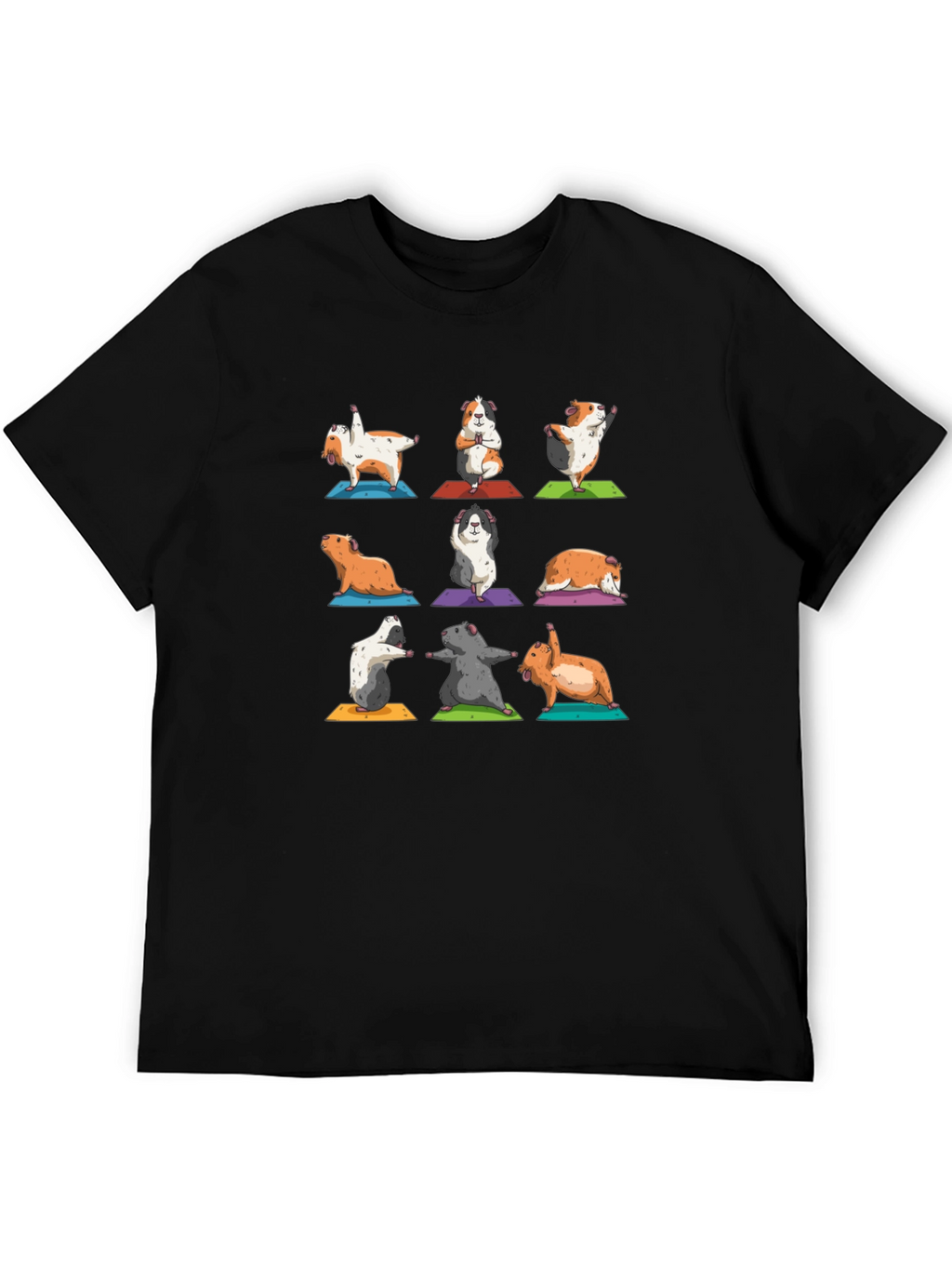 Yoga Guinea Pig T-Shirt: Zen Mode Activated!