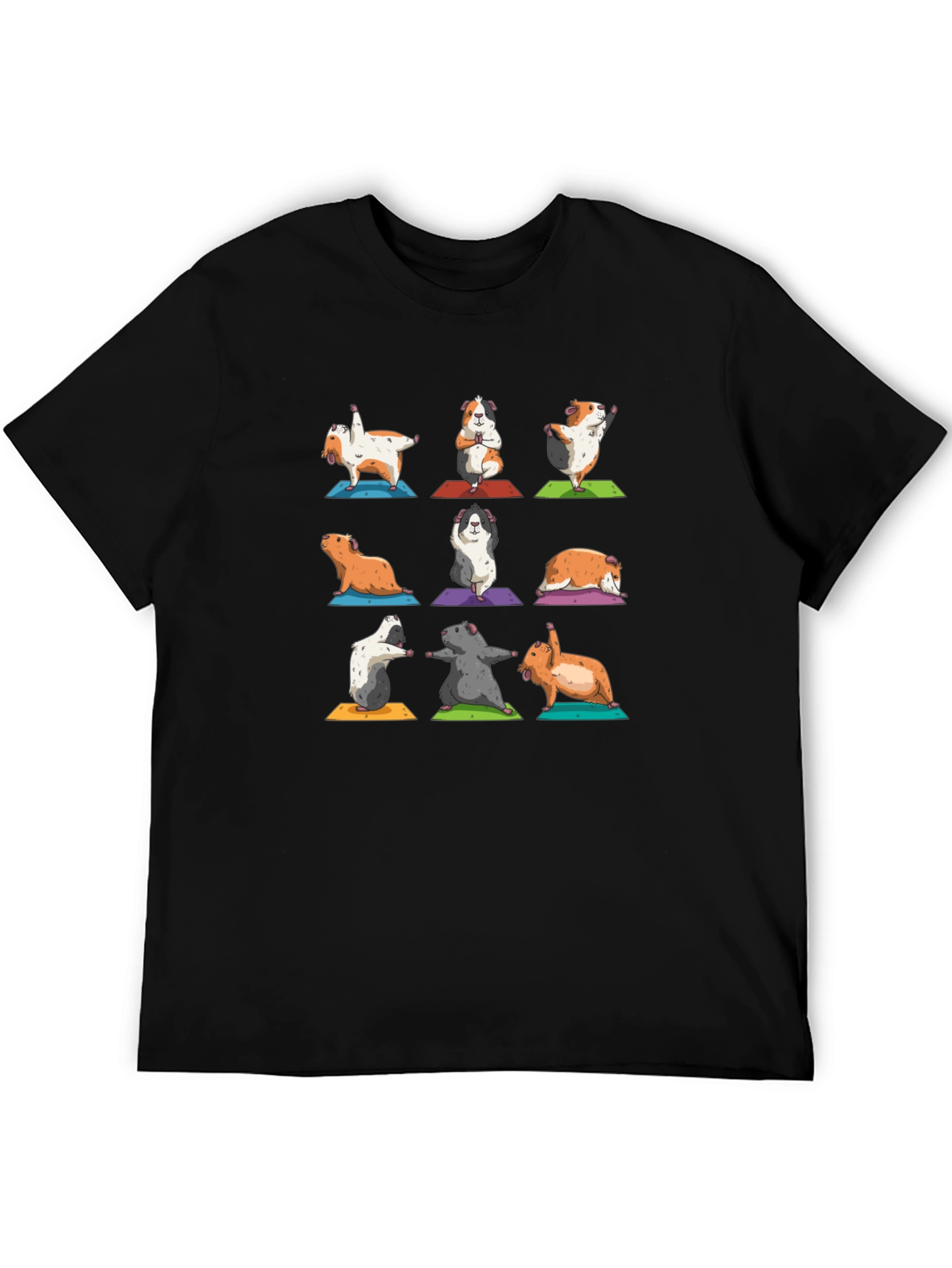 Yoga Guinea Pig T-Shirt: Zen Mode Activated!