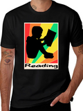 Reading Retro Graphic T-Shirt - Black