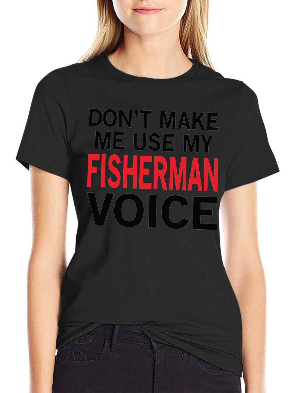 Fisherman Voice T-Shirt - Funny Fishing Graphic Tee
